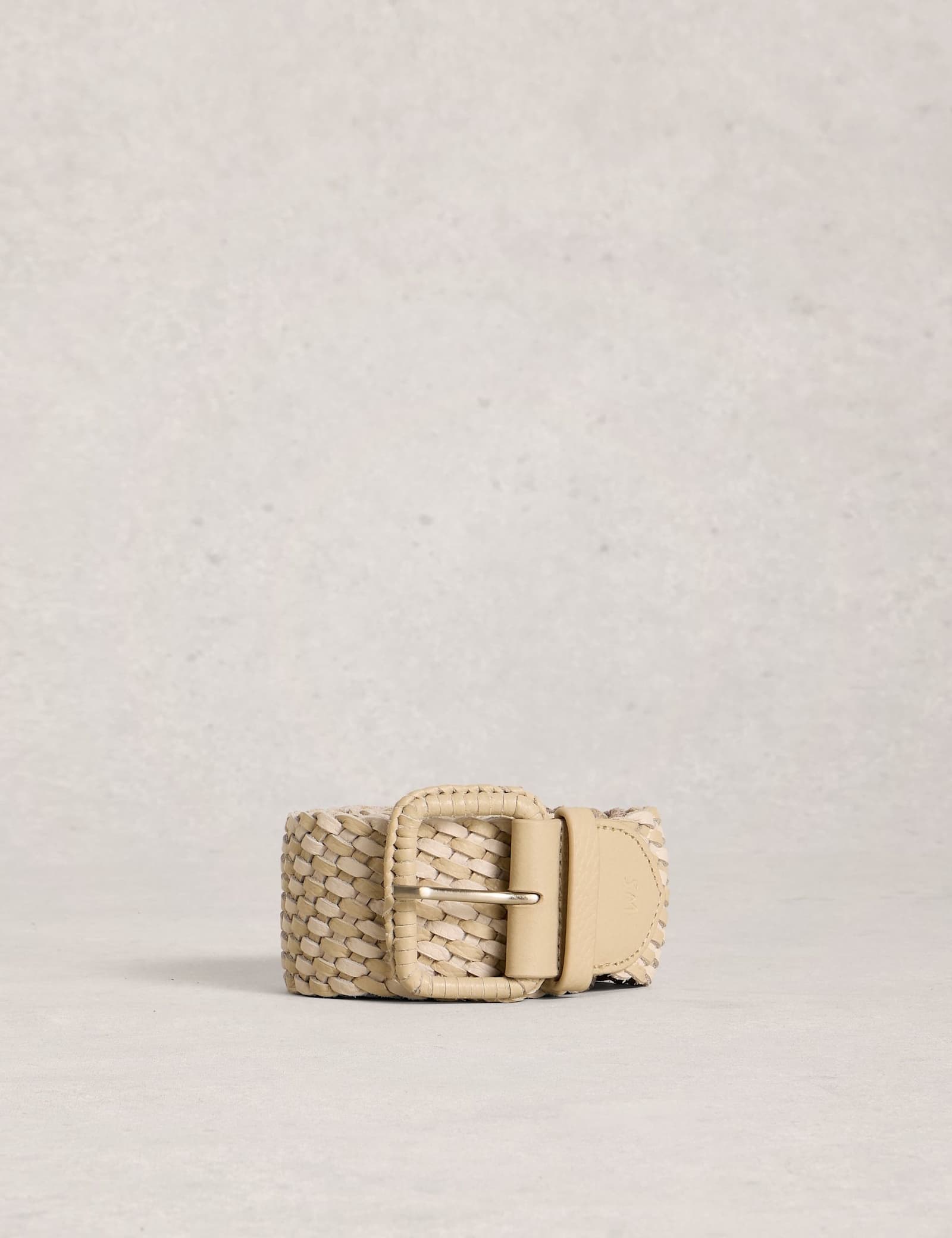 Leather Wide Buckle Belt - image 1
