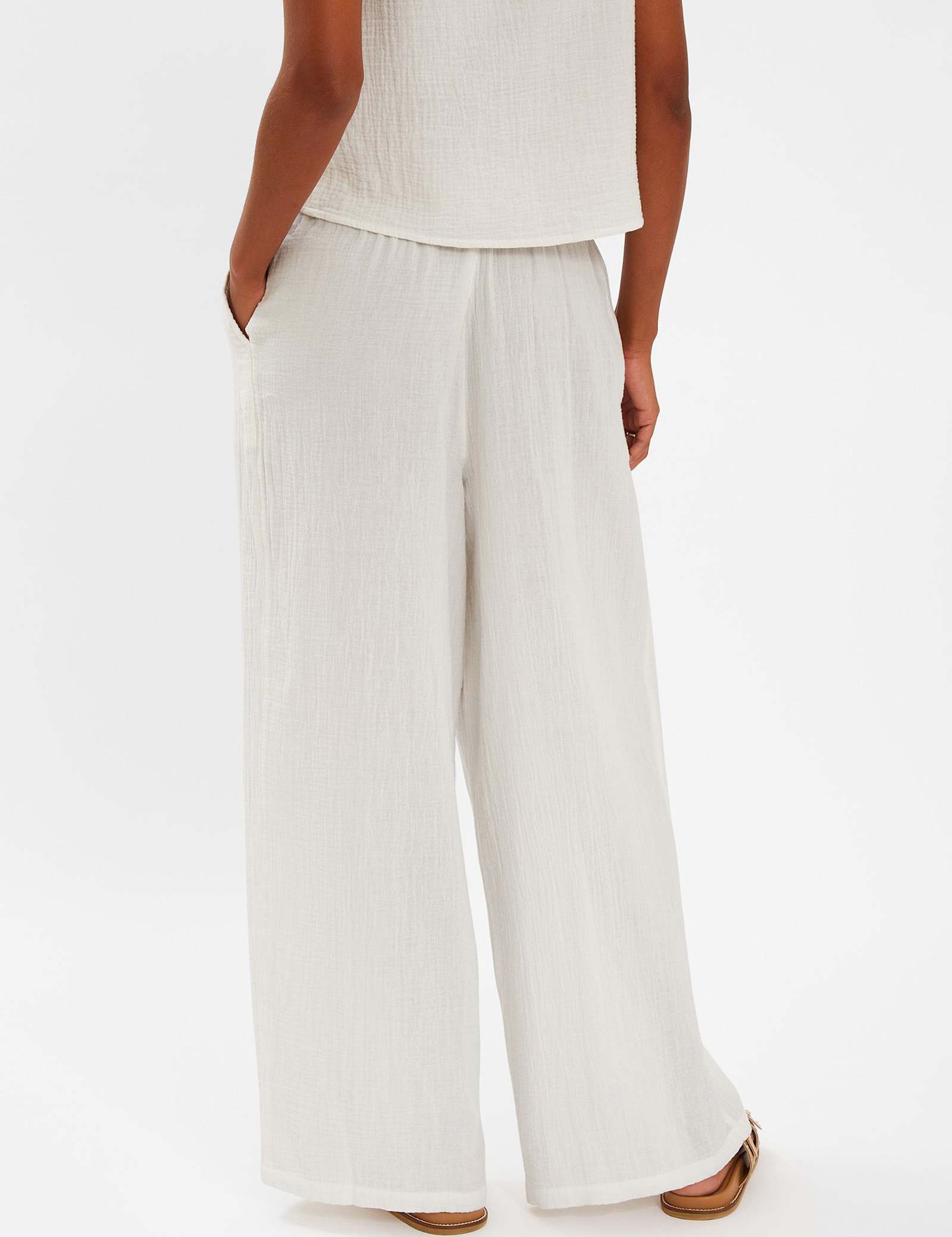 Pure Cotton Beach Trousers - image 5