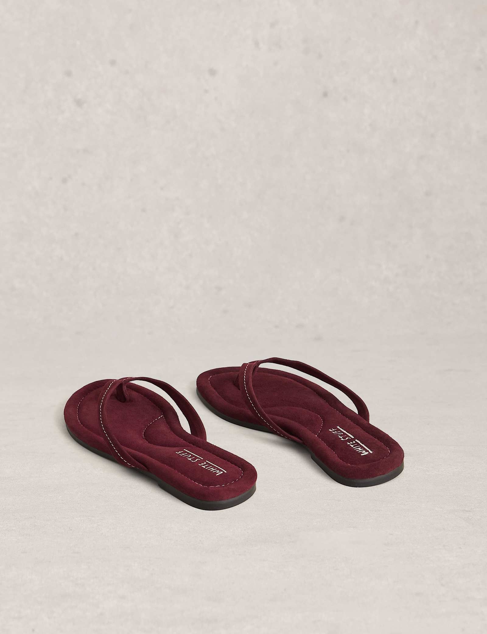 Suede Footbed Flip Flops - image 2
