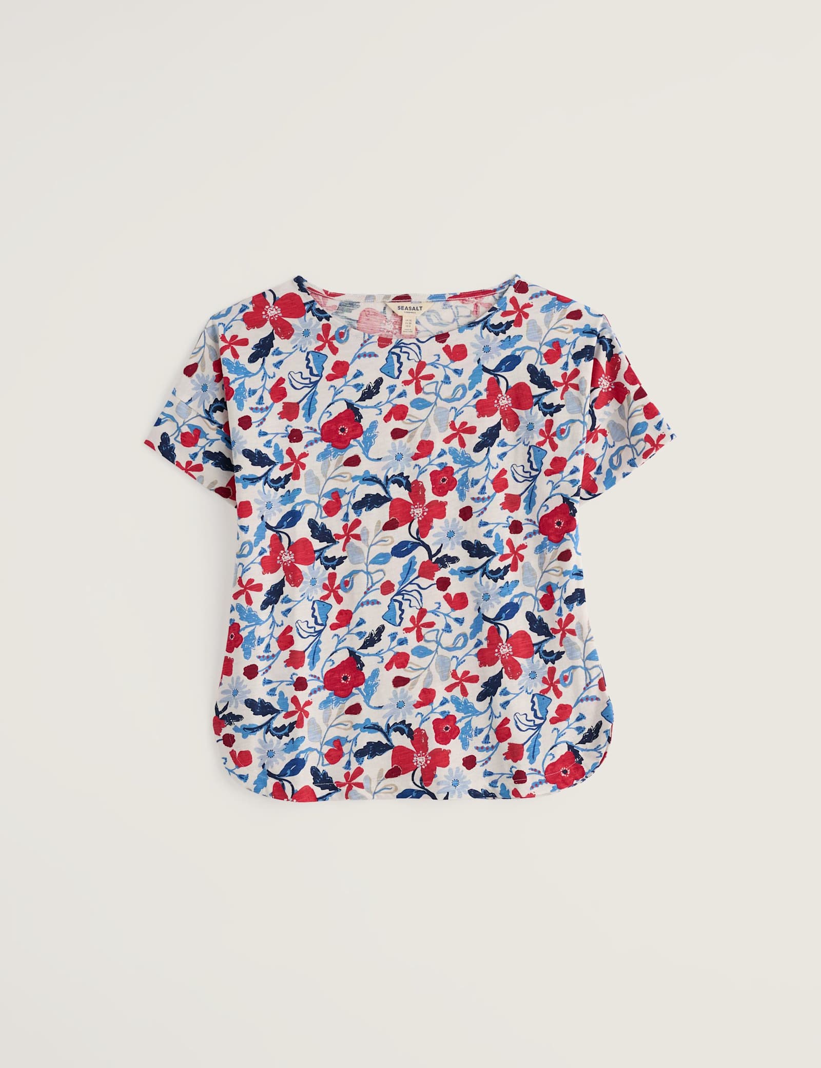 Pure Cotton Floral T-Shirt - image 1