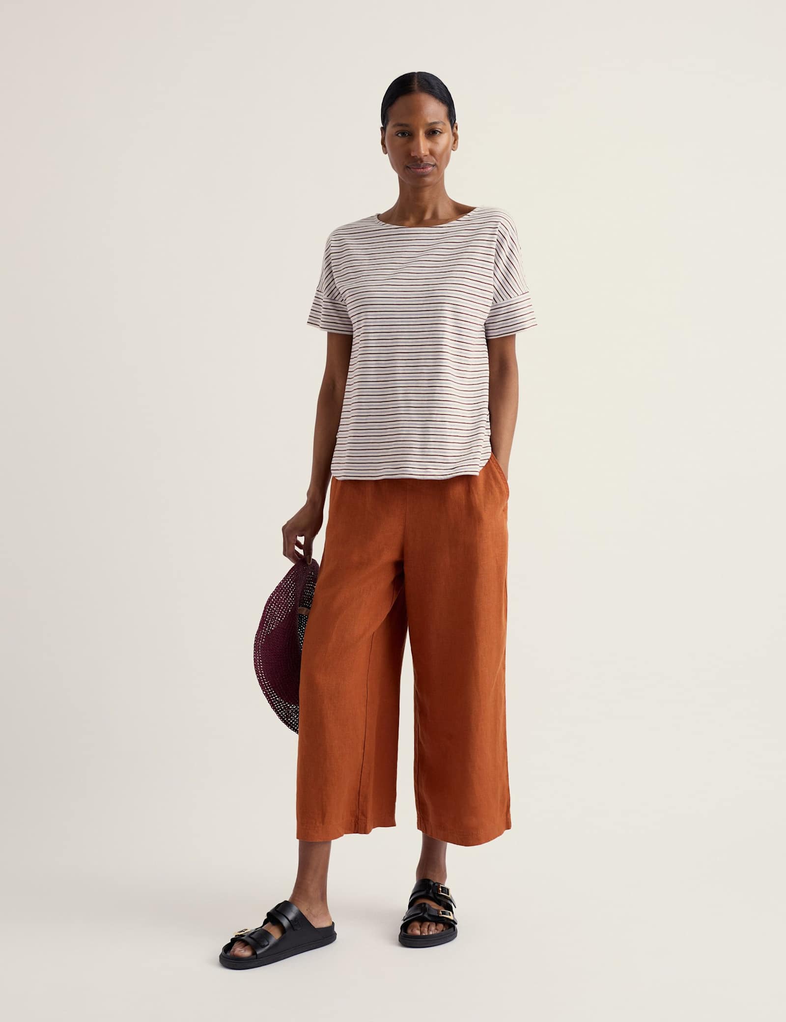 Pure Cotton Striped T-Shirt - image 2