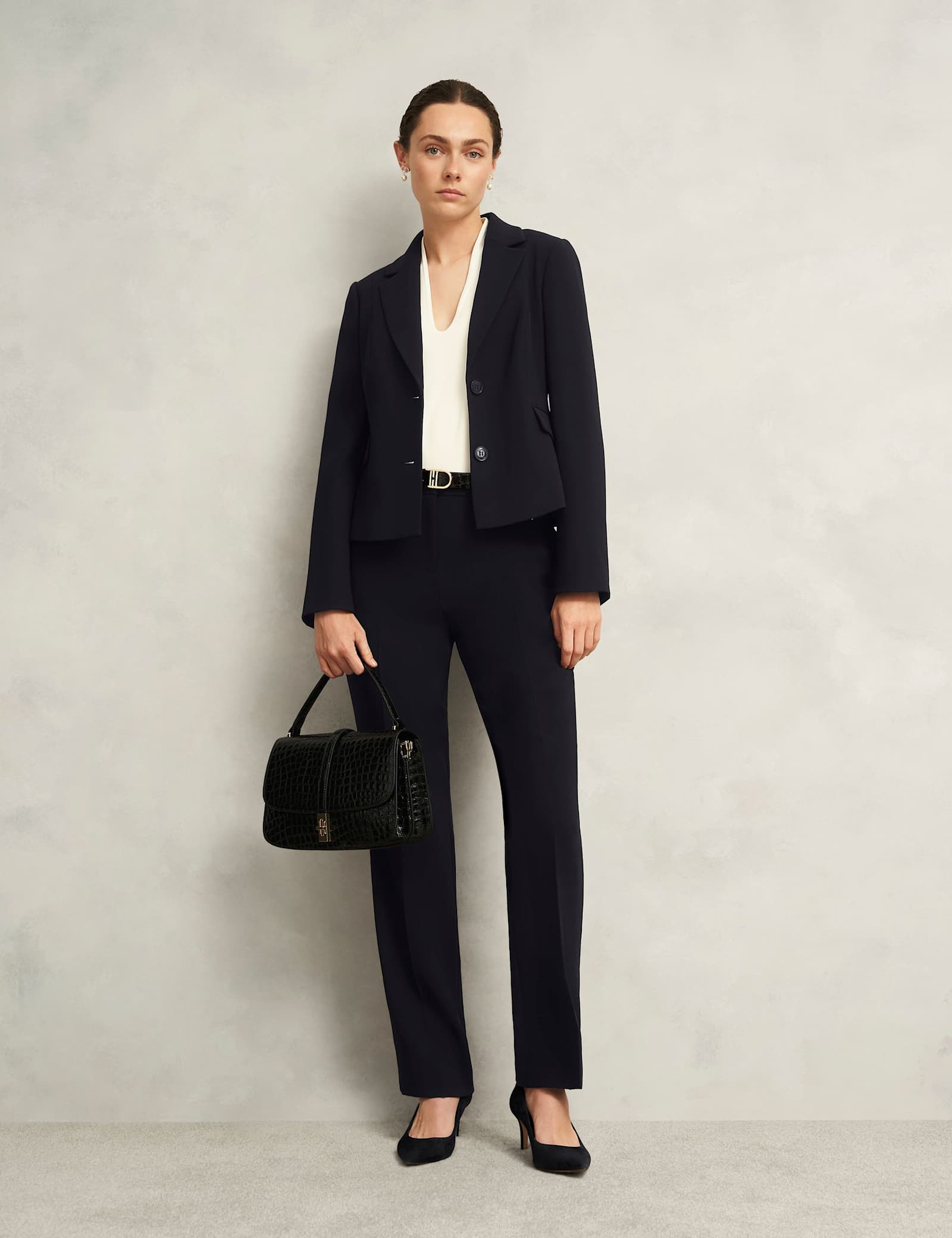 Cropped Tailored Jacket - image 5