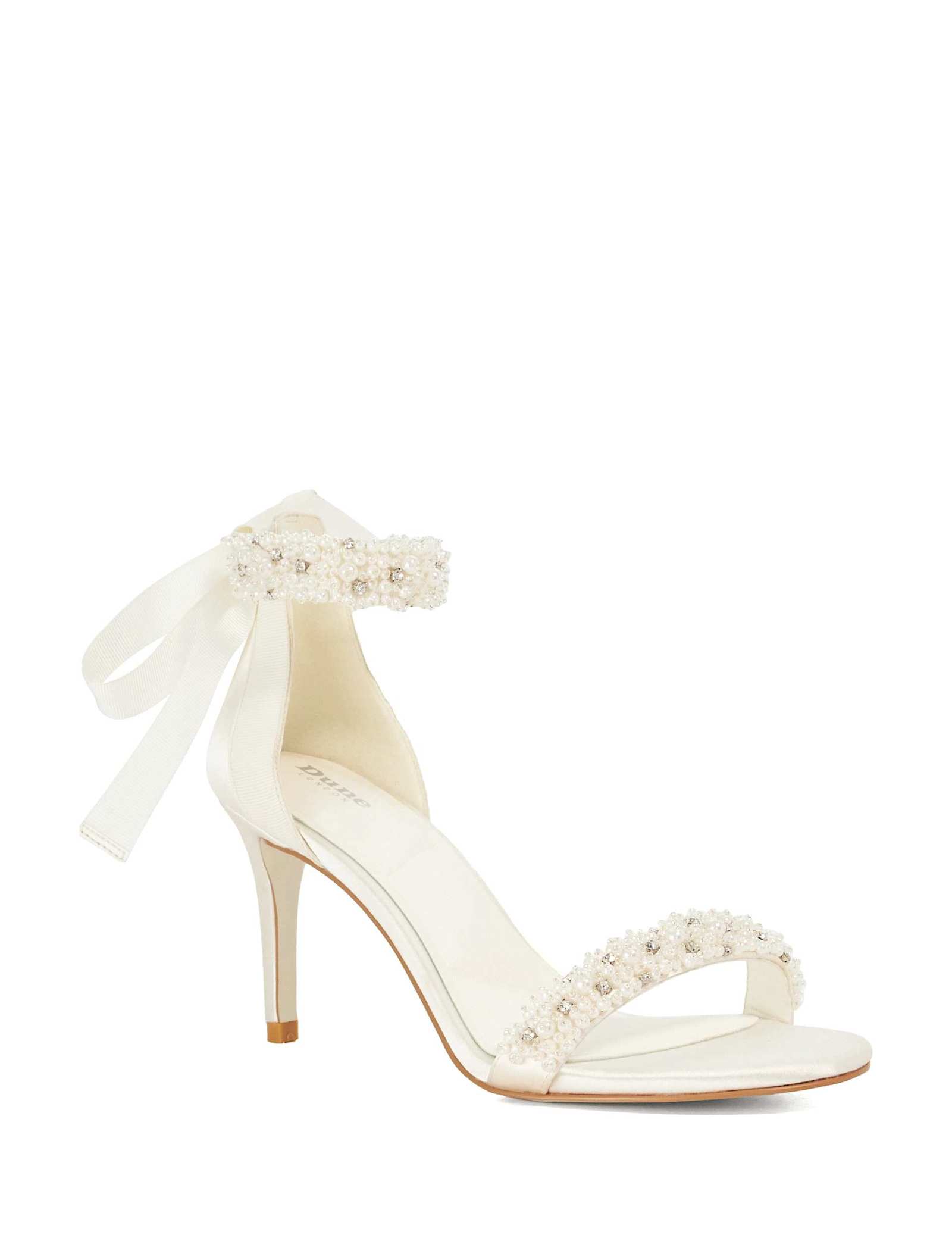 Wide Fit Bridal Ankle Tie Sandals - image 4