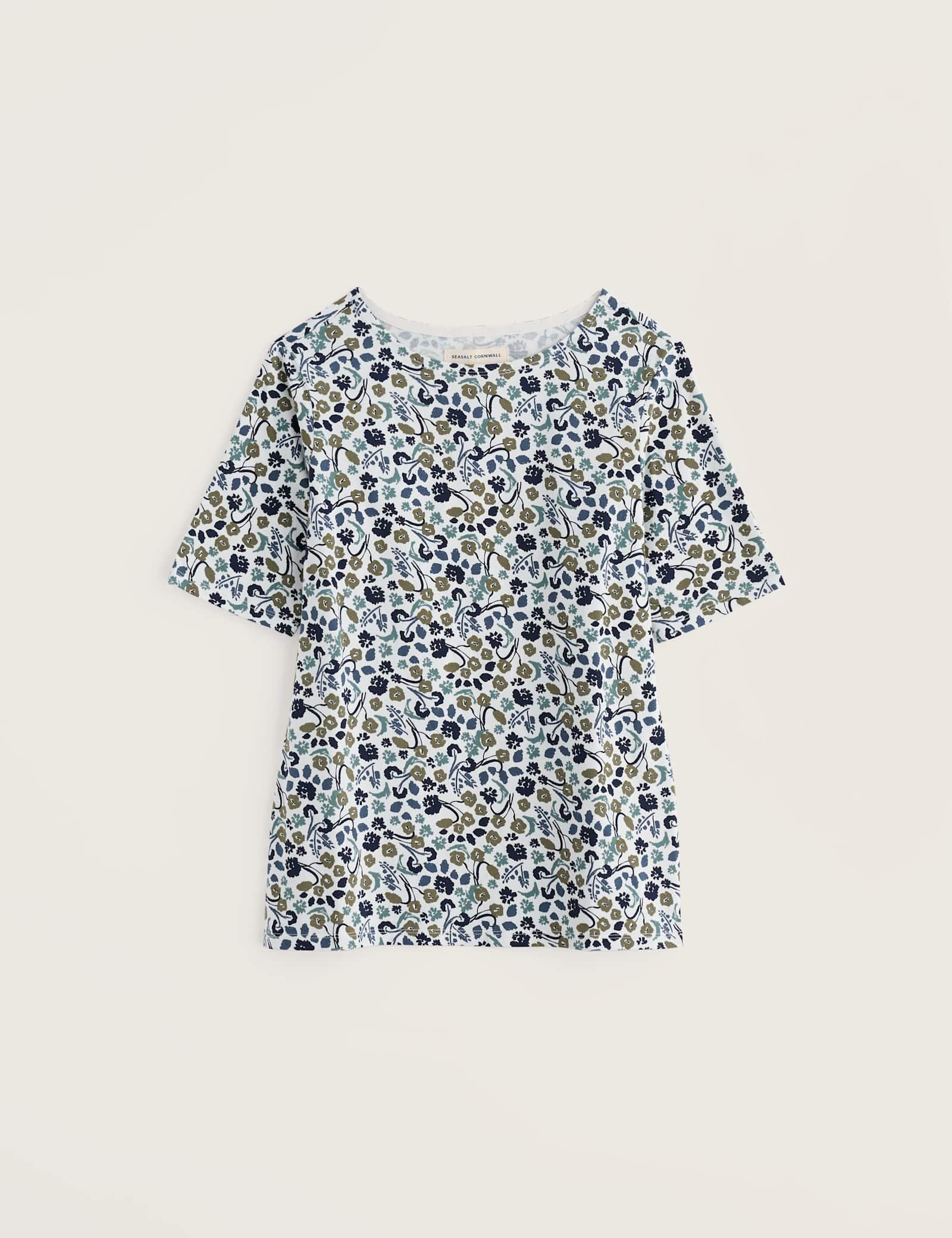 Pure Cotton Floral T-Shirt - image 1