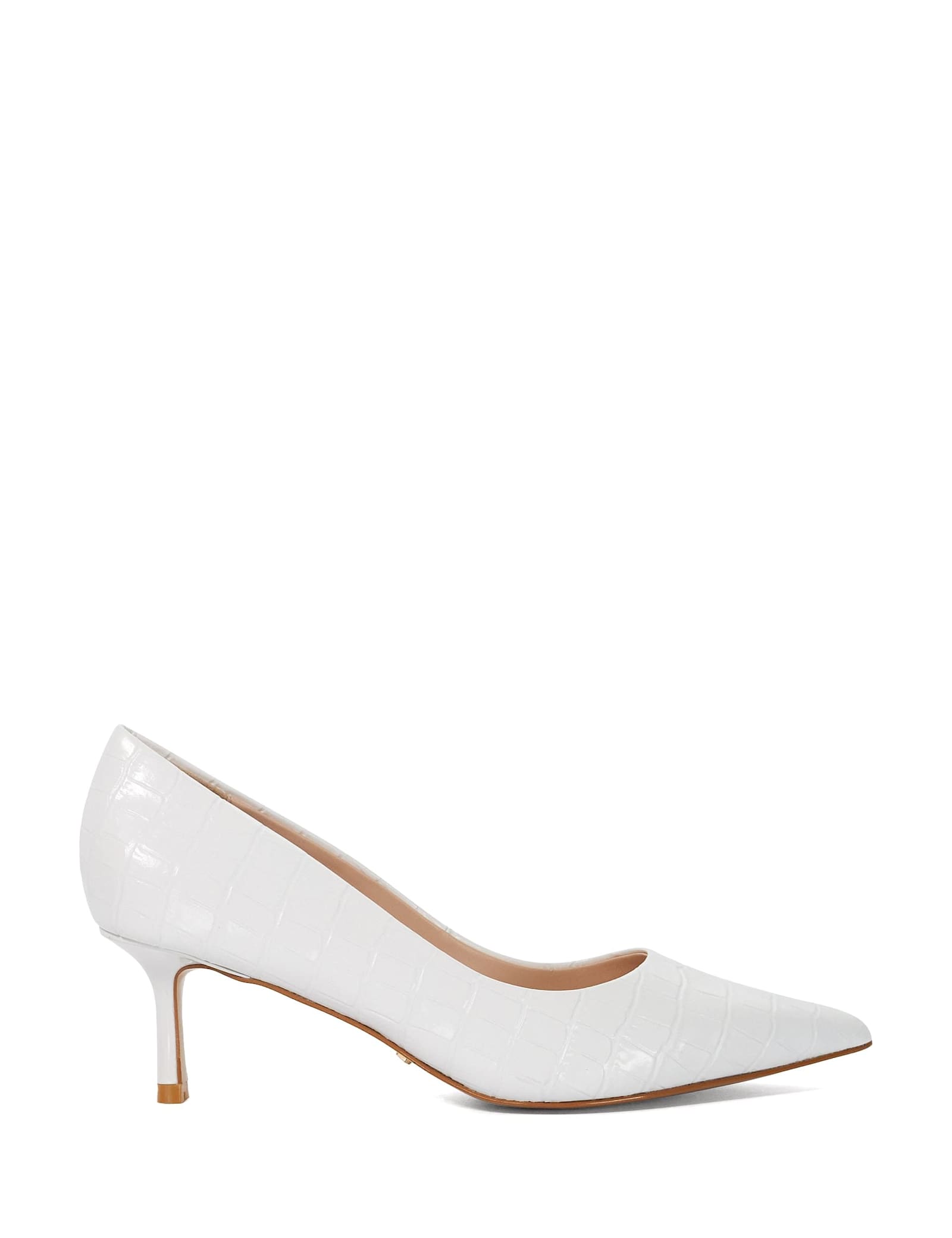 Leather Stiletto Heel Pointed Court Shoes - image 1
