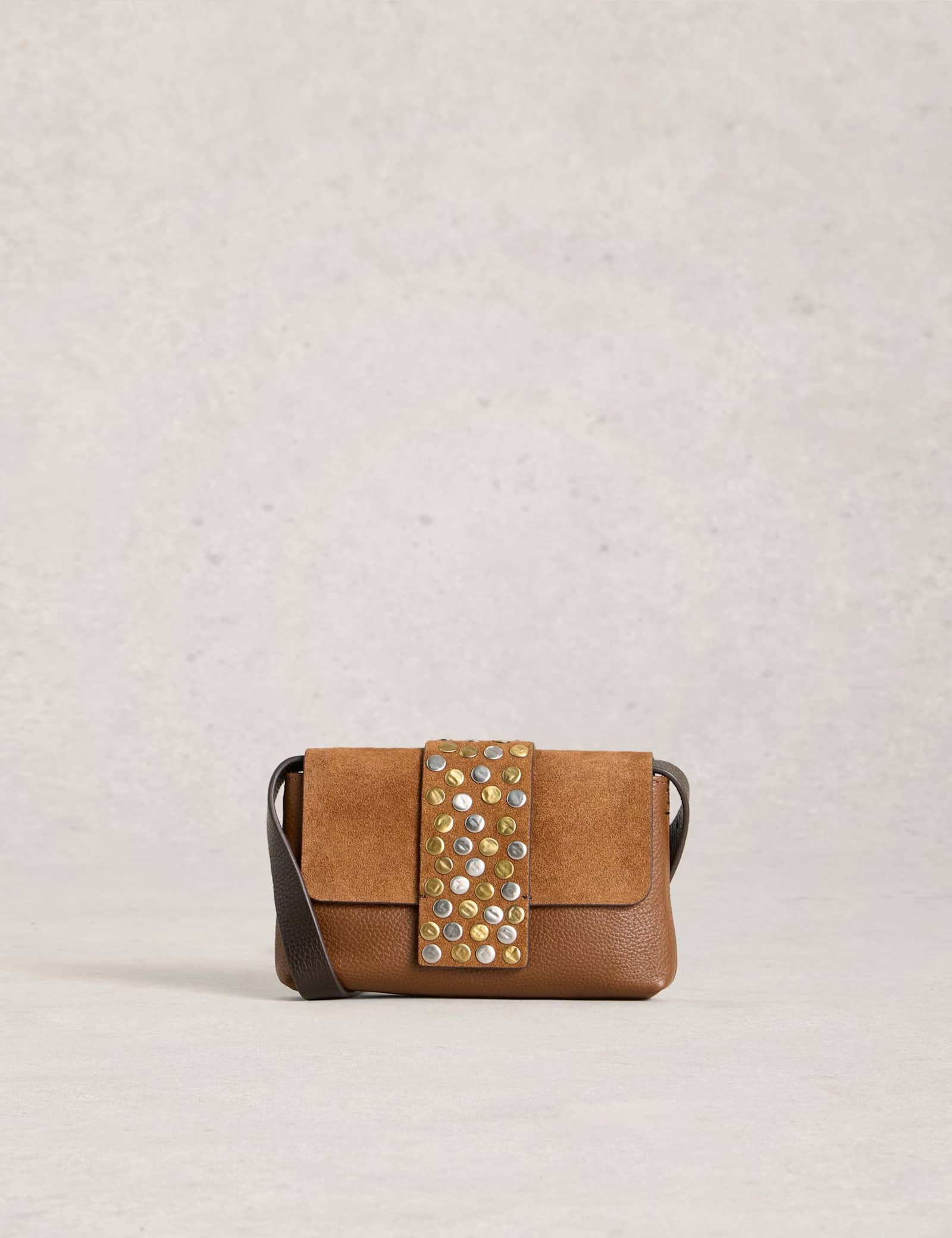 Leather Mini Cross Body Bag - image 1