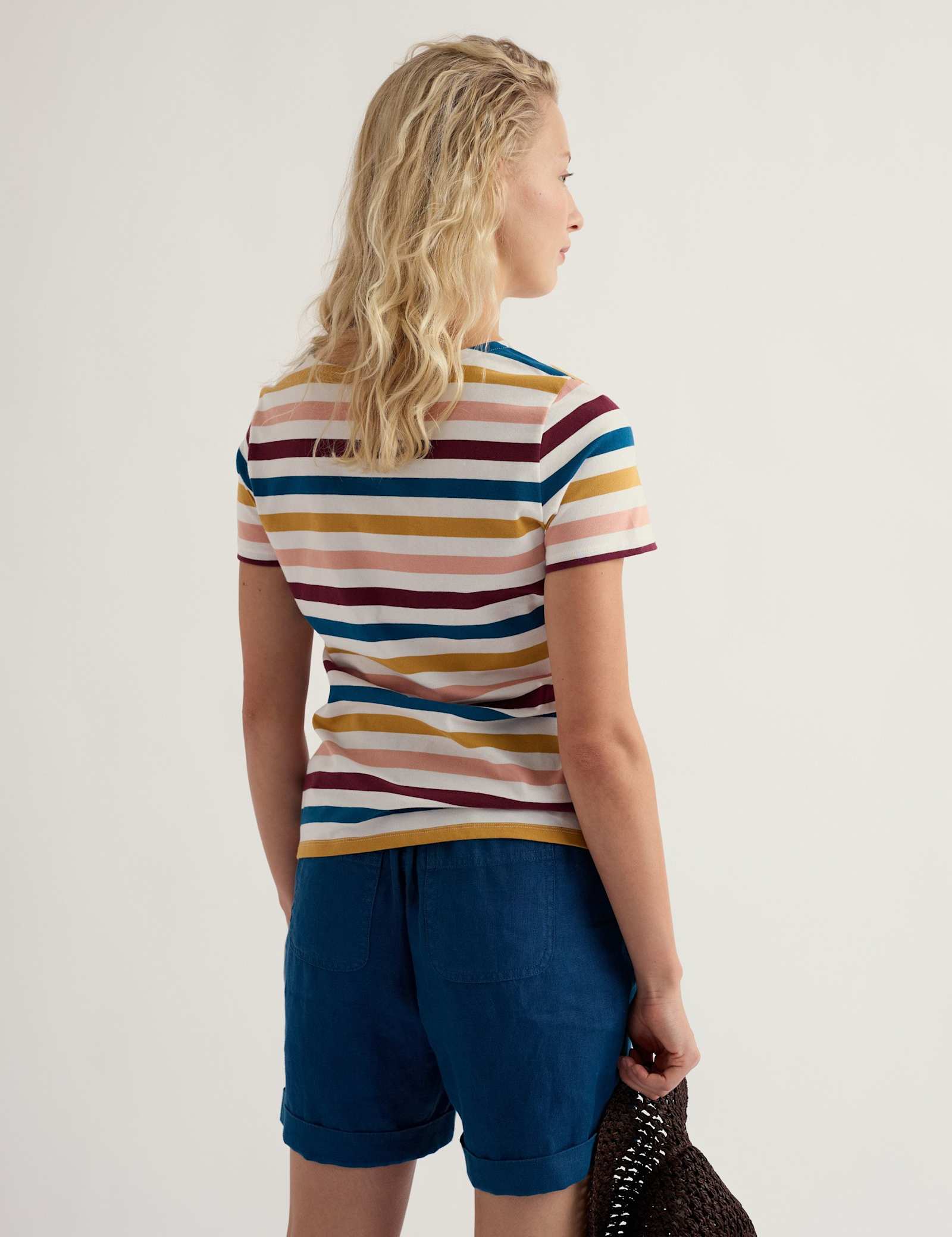 Pure Cotton Striped T-Shirt - image 4