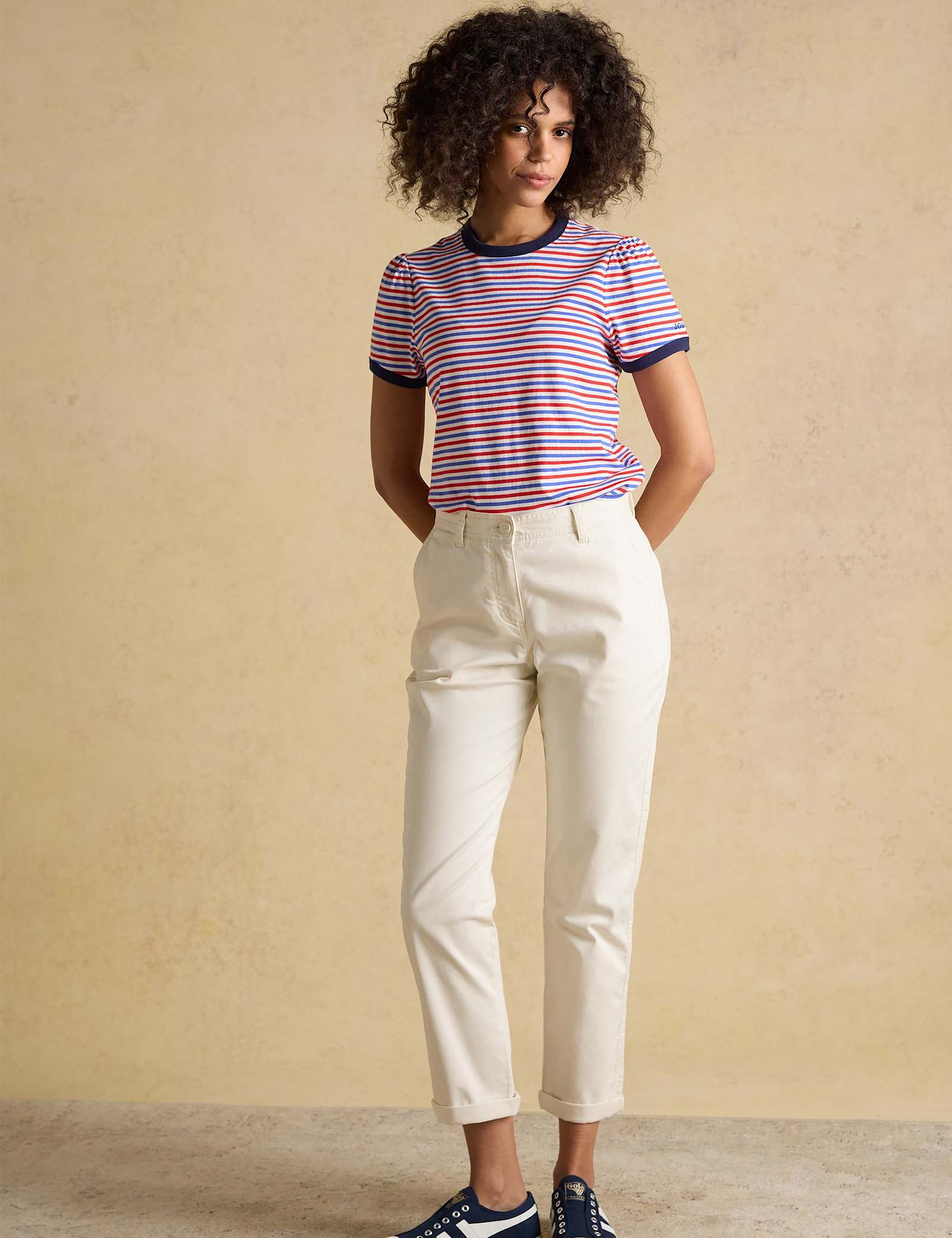 Cotton Rich Brushed Straight Leg Chinos - image 3