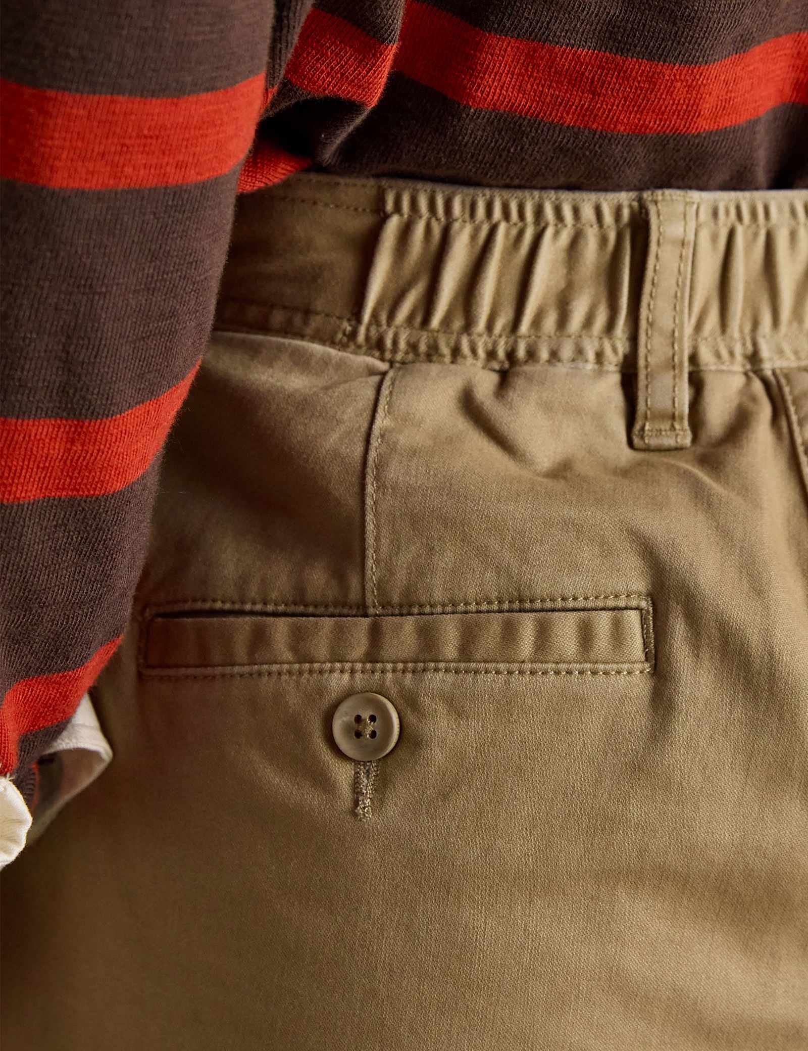 Cotton Rich Brushed Straight Leg Chinos - image 5