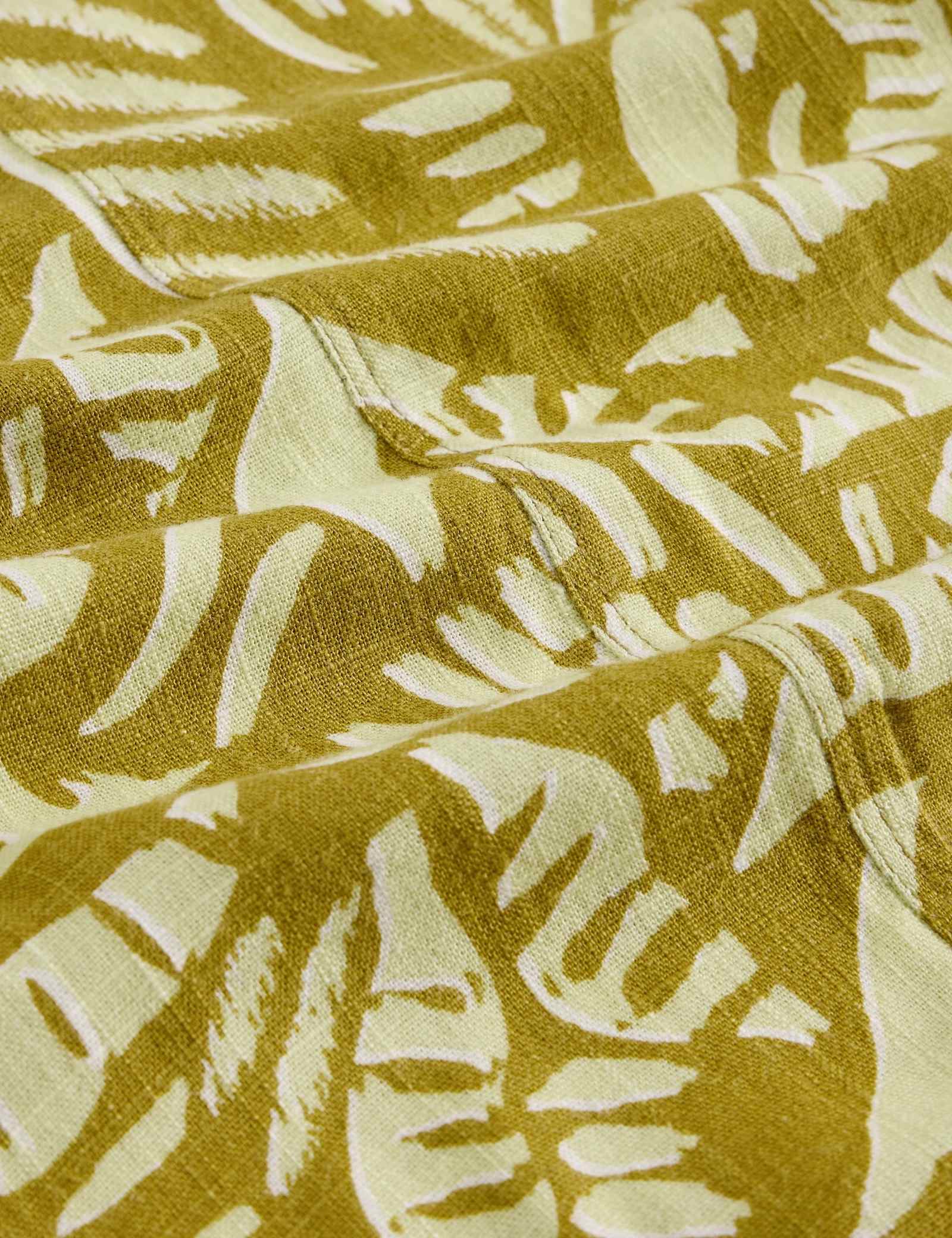 Linen Blend Printed Top - image 3