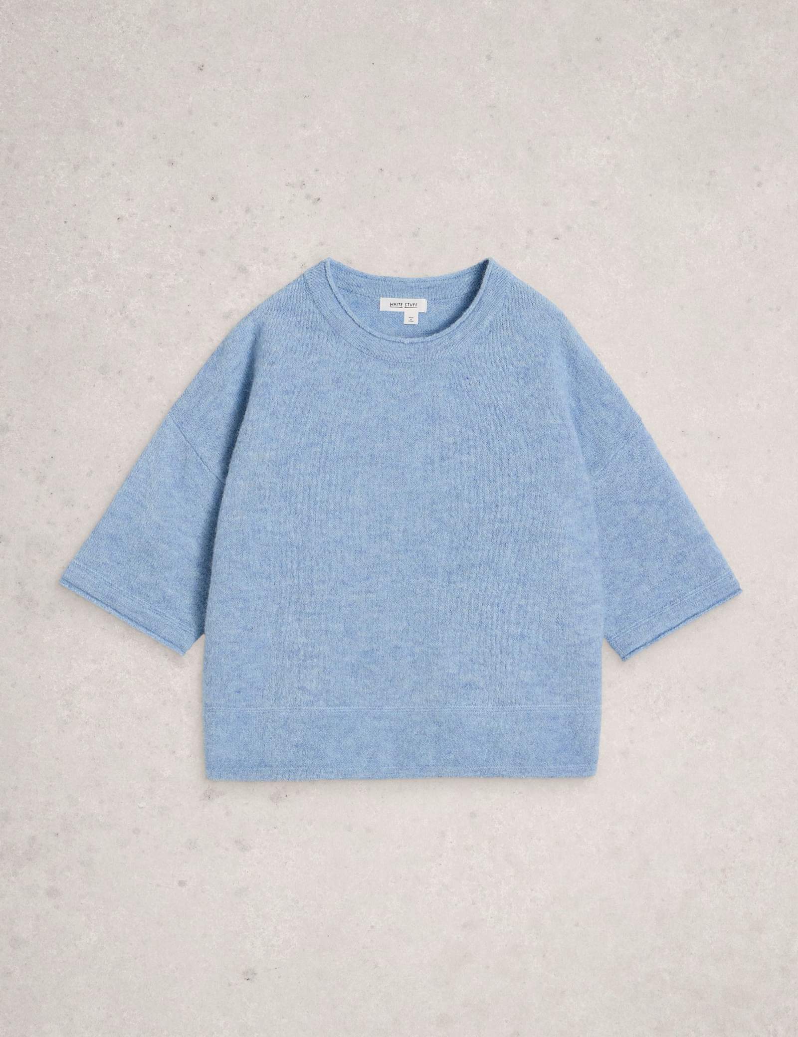 Textured Knitted Oversized T-Shirt - image 1