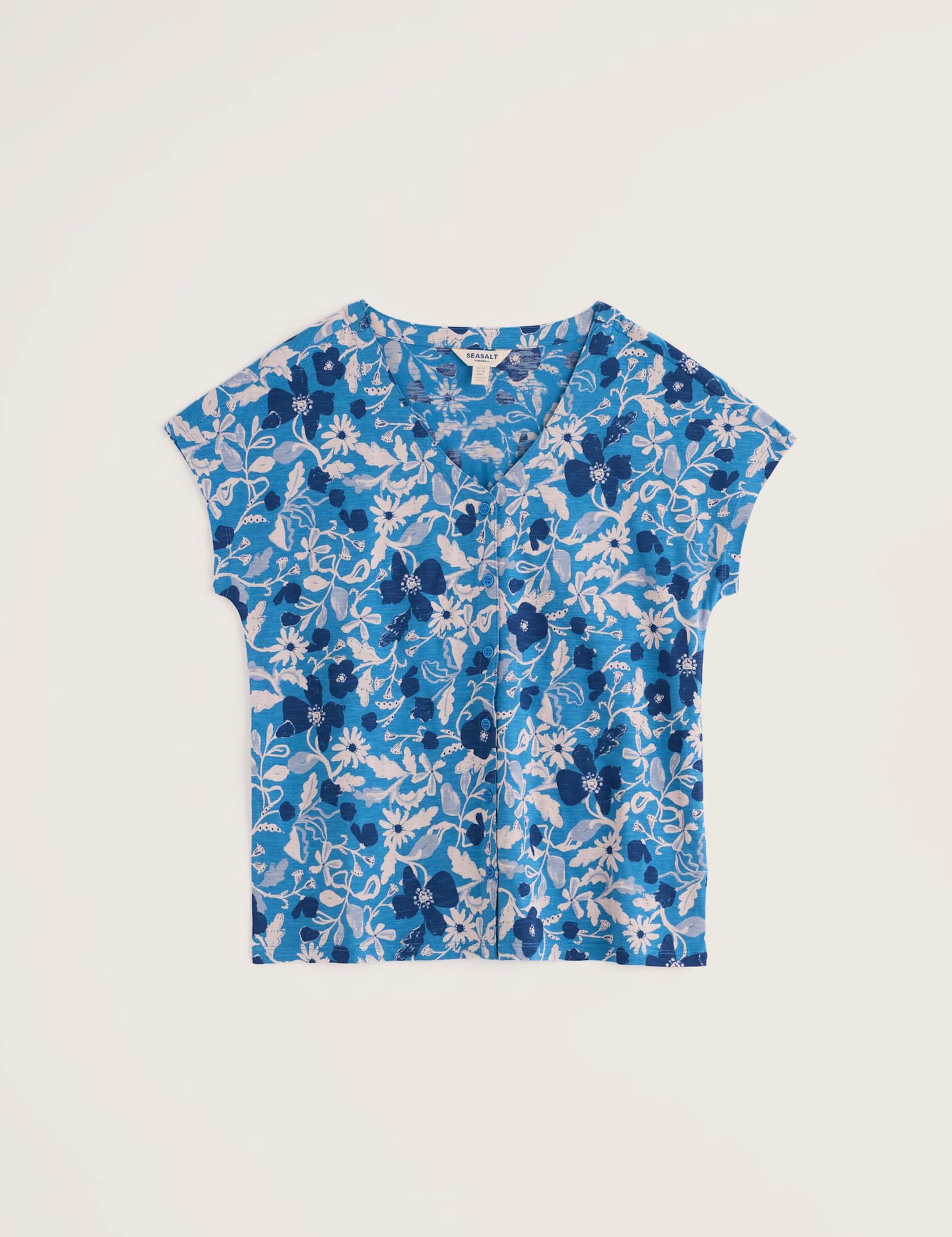 Pure Cotton Floral Top - image 1