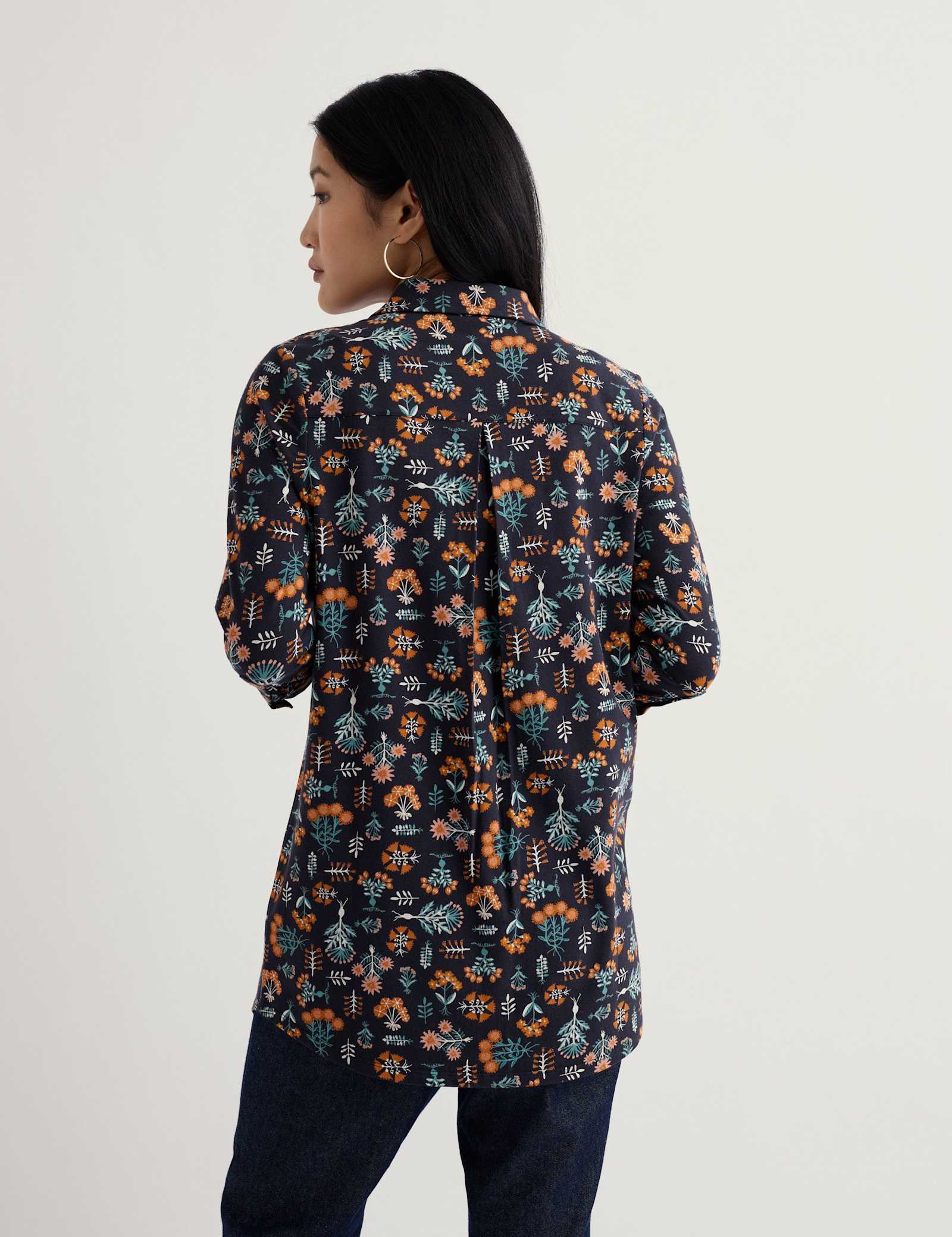 Cotton Modal Blend Floral Tunic - image 5