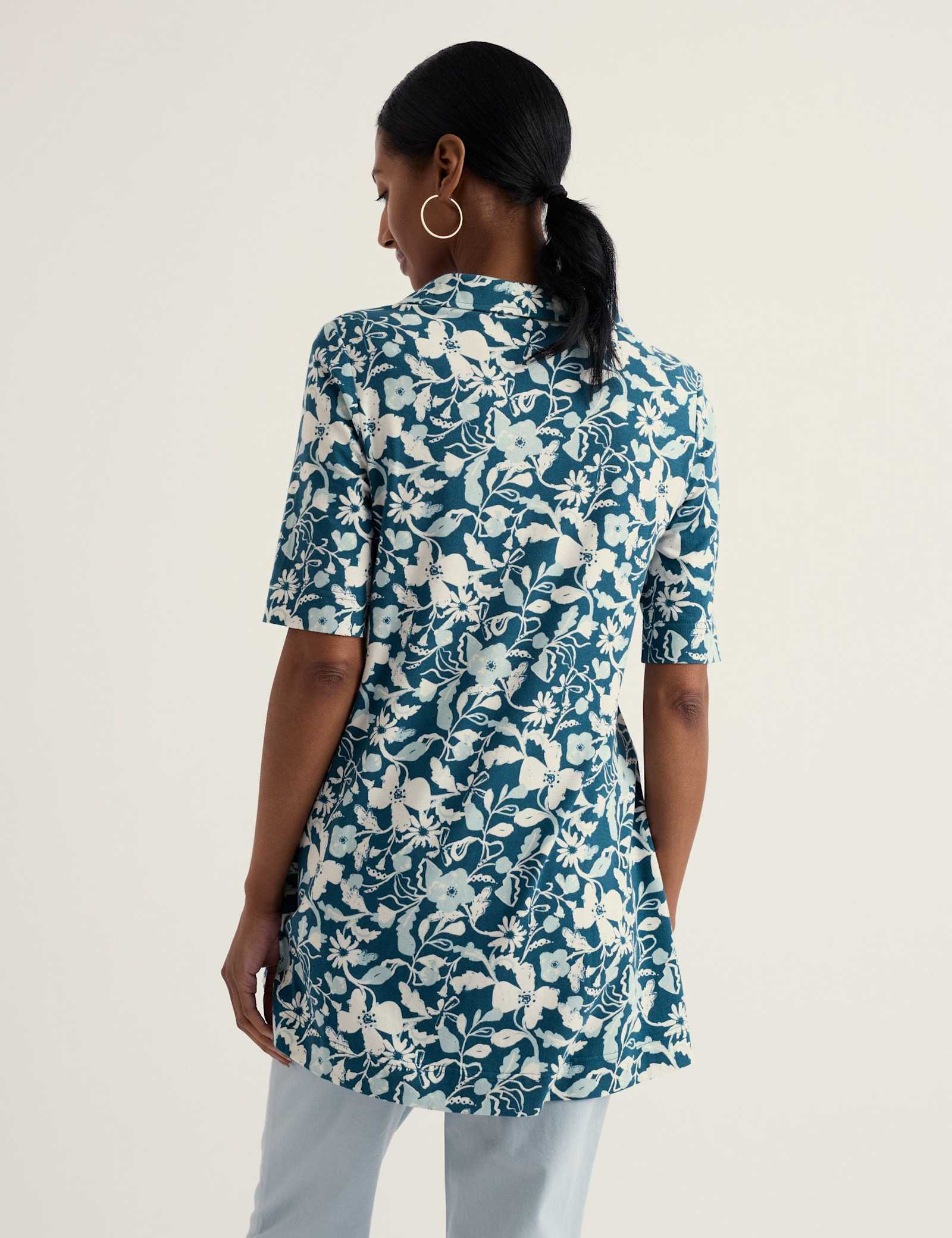 Cotton Rich Floral Tunic - image 4