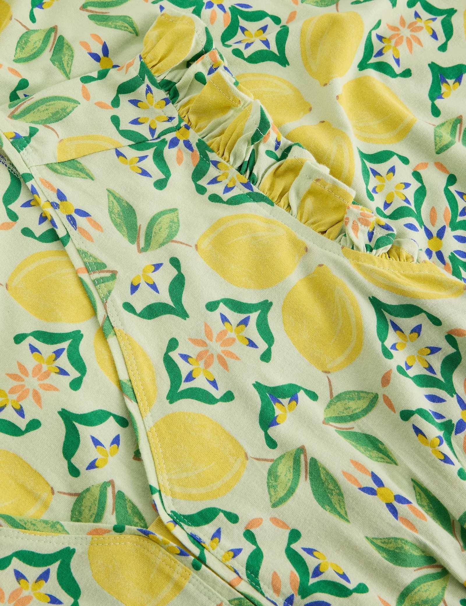 Pure Cotton Printed Midaxi Waisted Dress - image 3