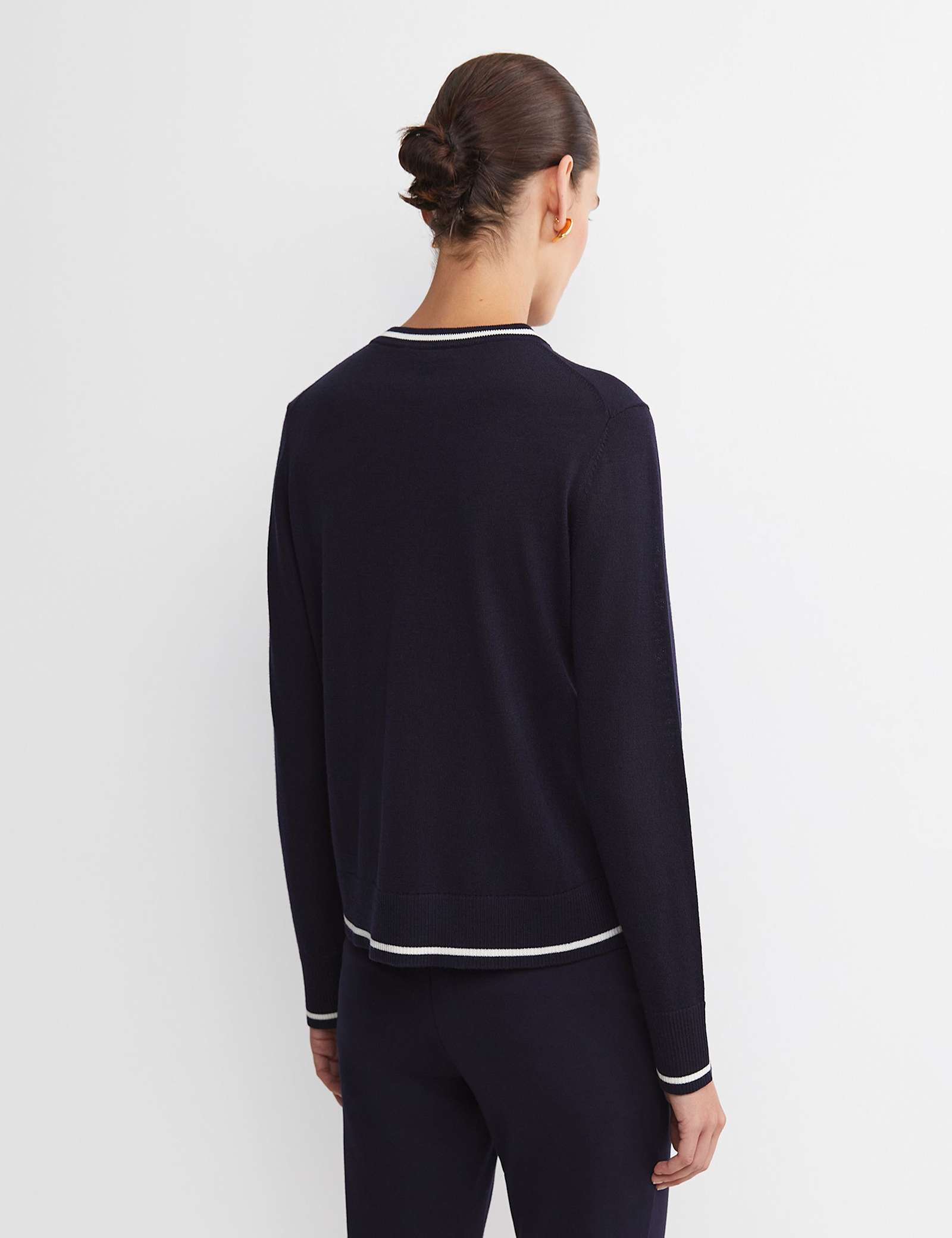 Pure Wool Button Front Cardigan - image 3
