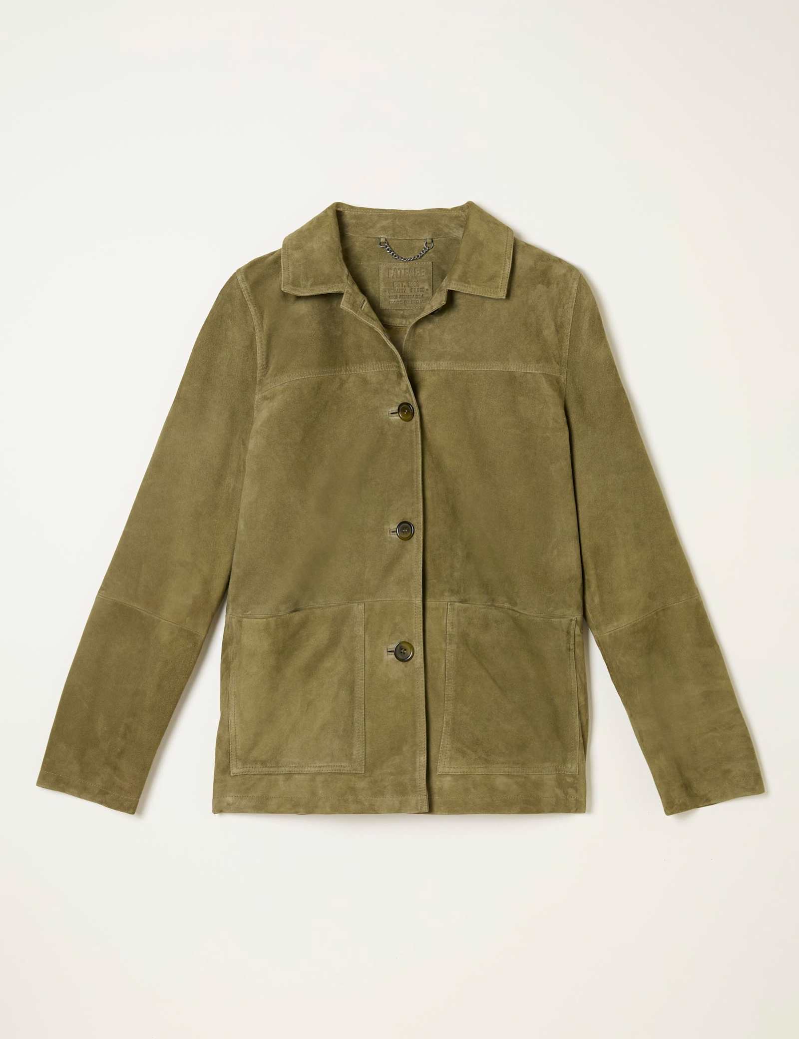 Suede Collared Jacket - image 1