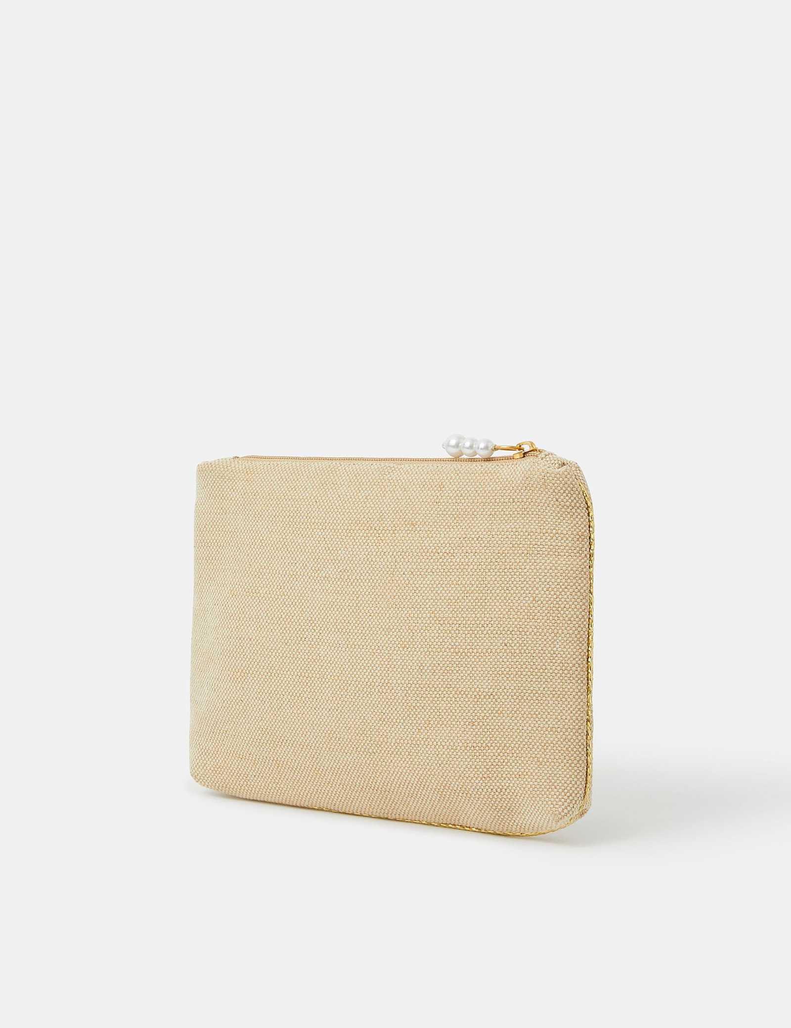 Jute Embellished Pouch - image 3