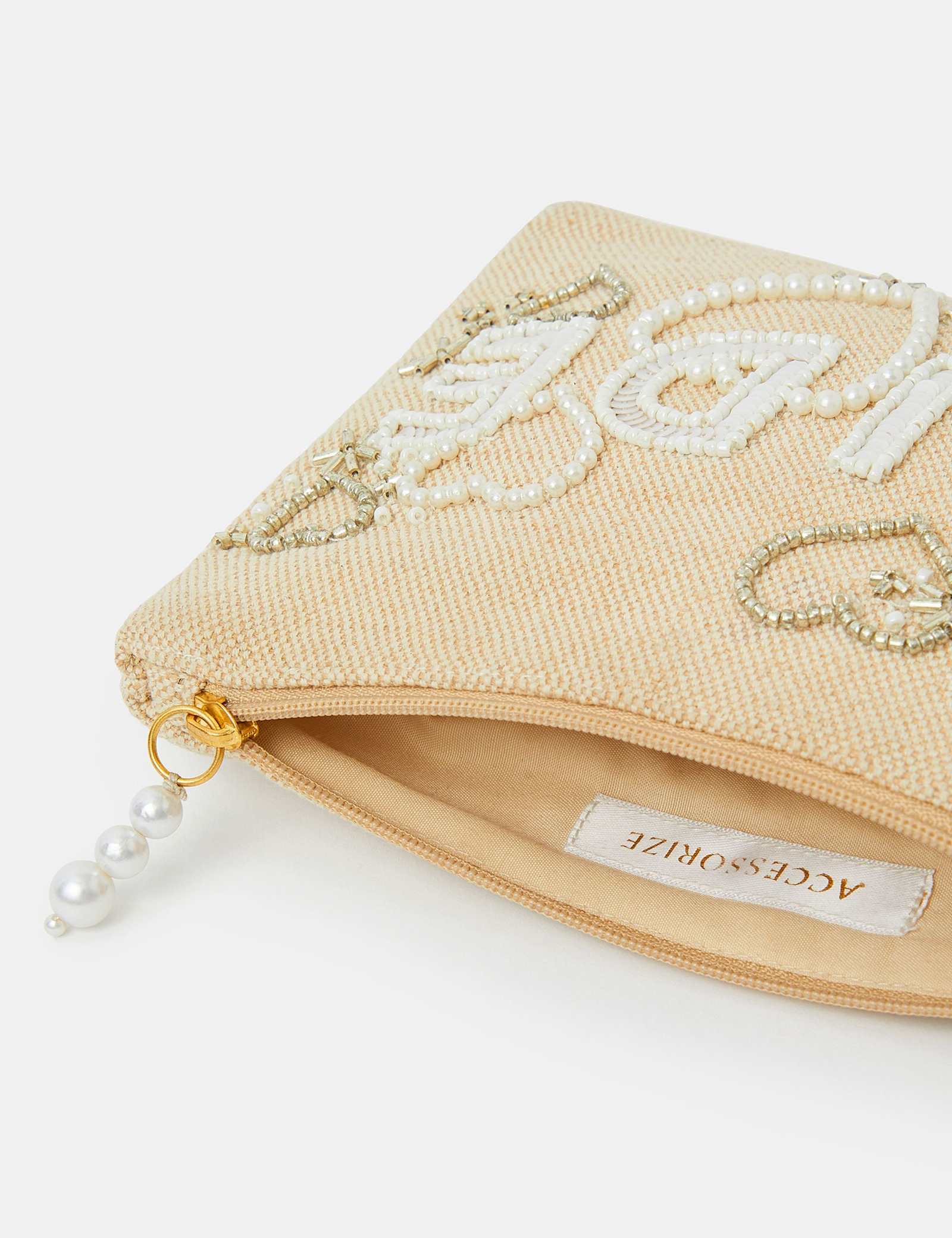 Jute Embellished Pouch - image 2