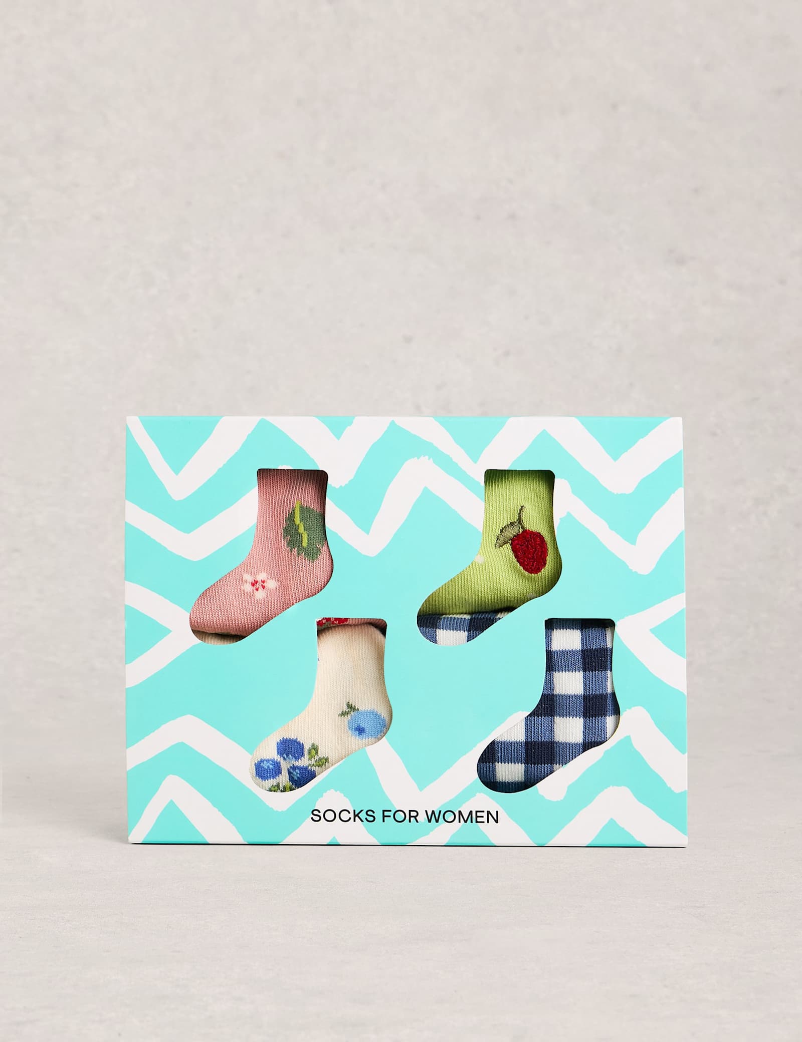4 Pack Cotton Rich Fruit Ankle High Socks - image 2