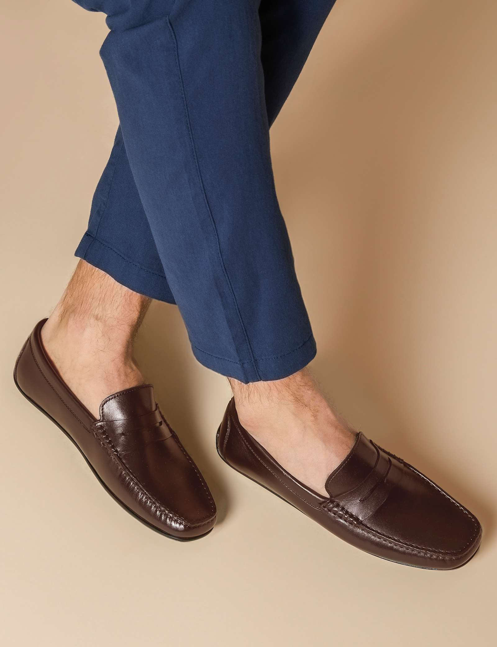 Leather Slip-On Loafers - image 2