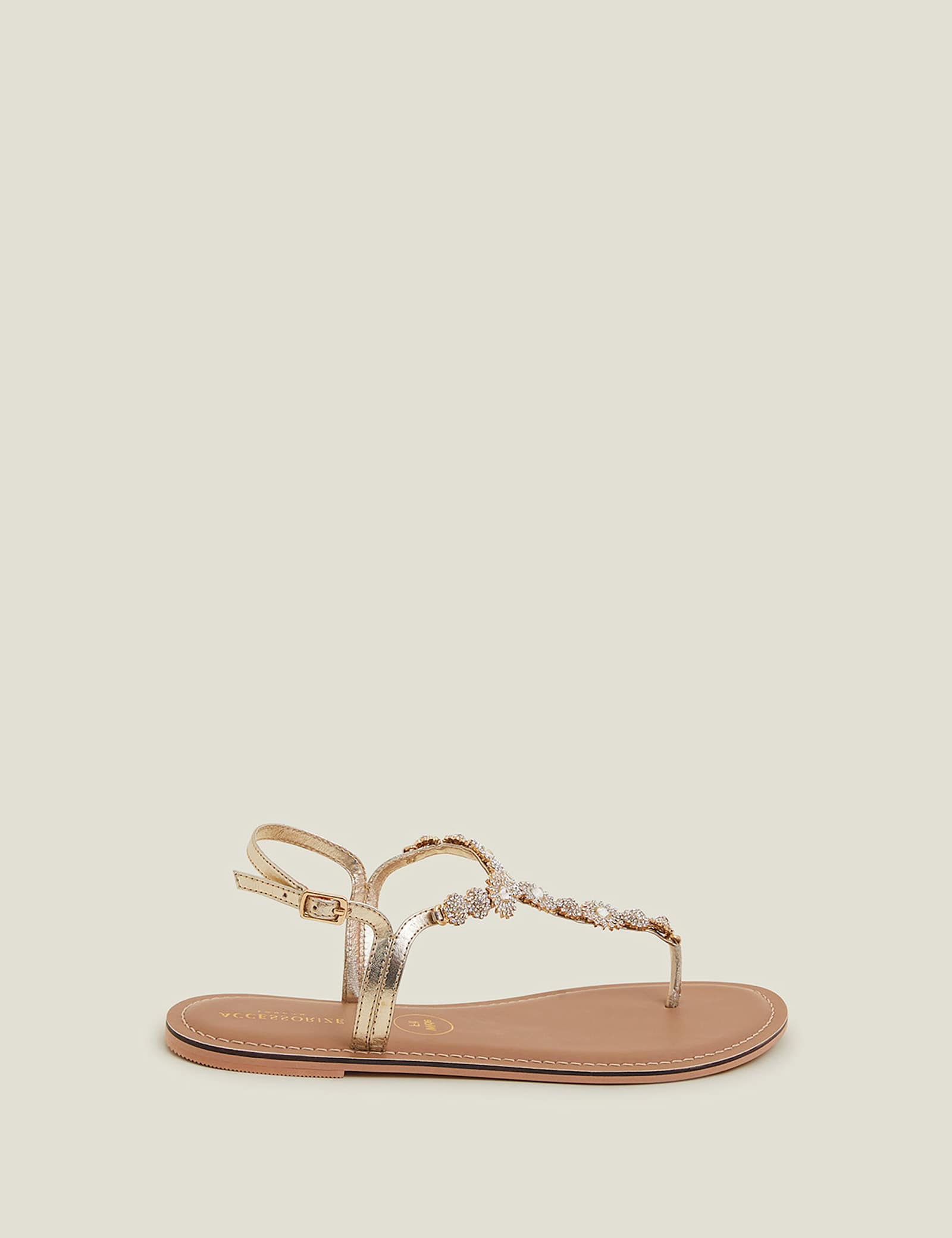 Wide Fit Sparkly Sandals - image 1