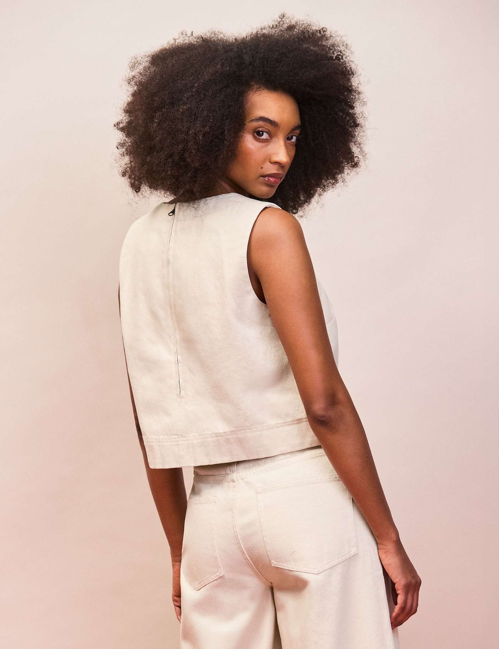 Pure Cotton Twill Shell Top - image 2