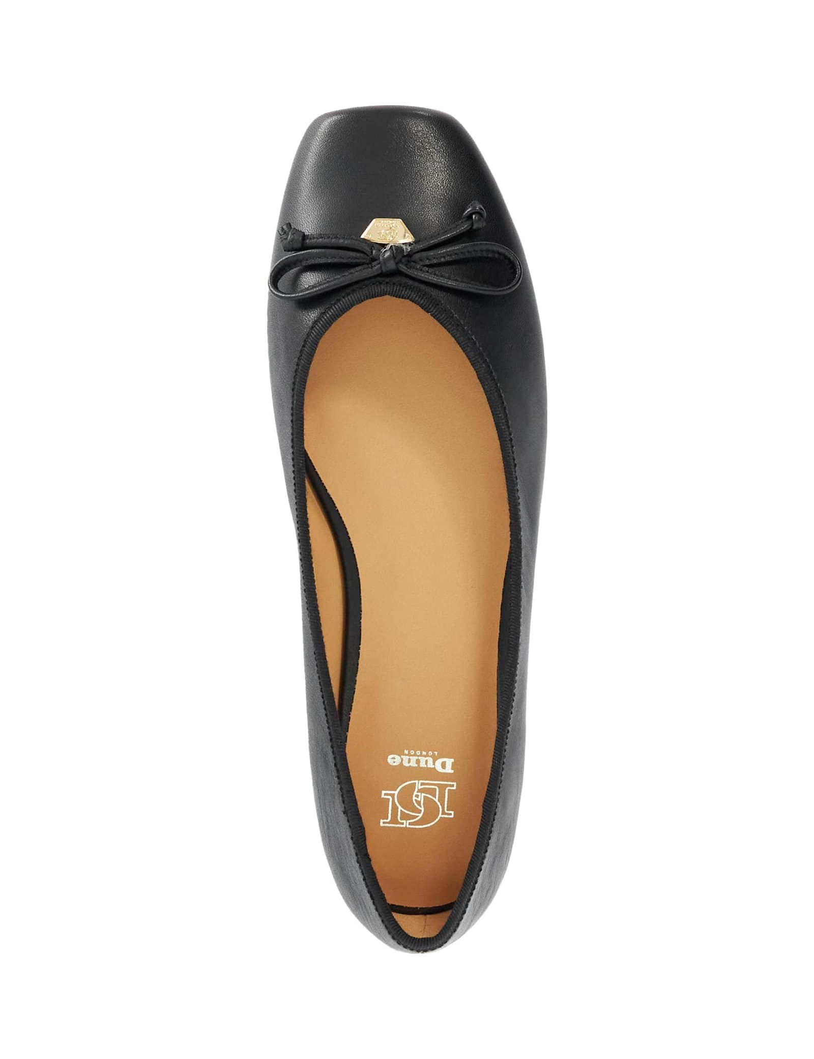 Leather Square Toe Ballet Pumps - image 4