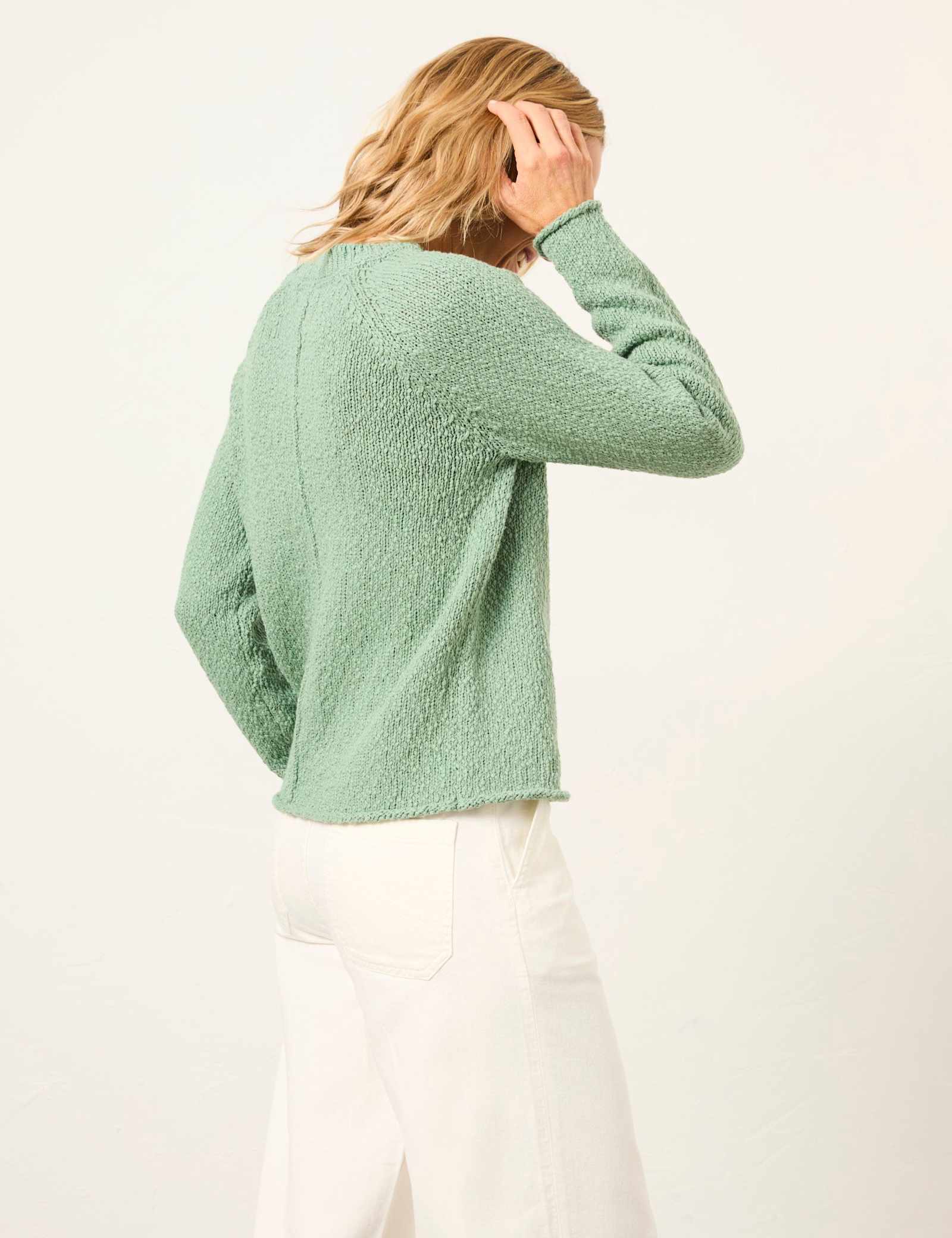 Cotton Rich Ribbed Jumper - image 4