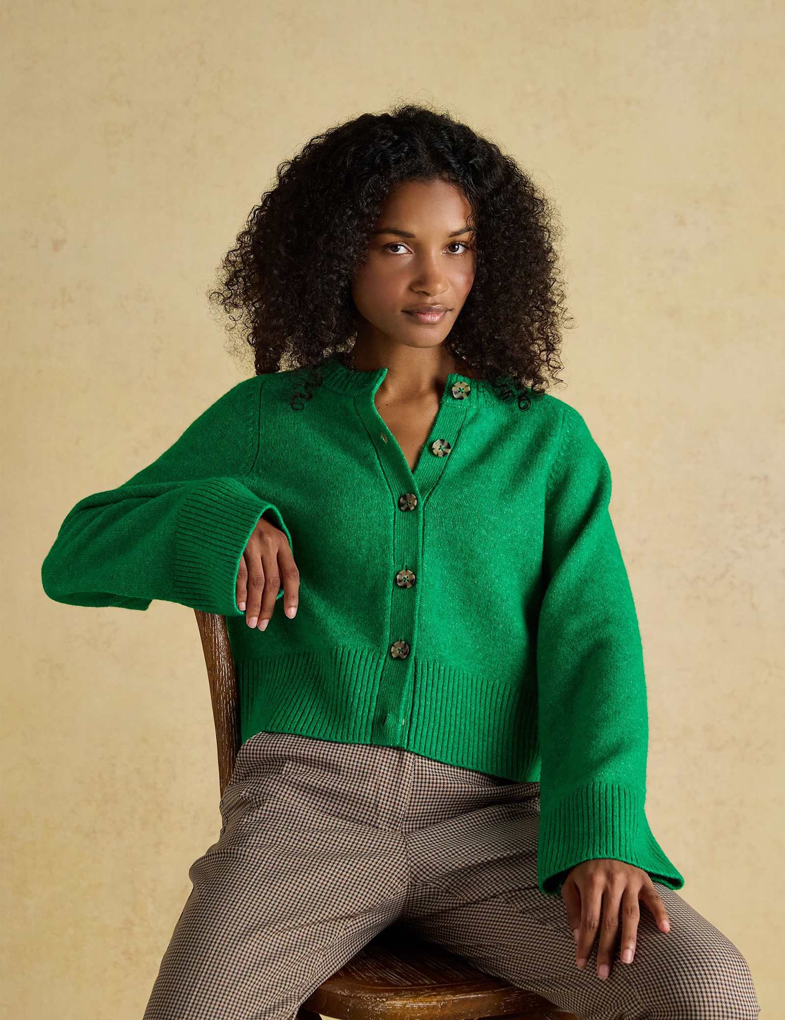 Button Front Relaxed Cardigan - image 4