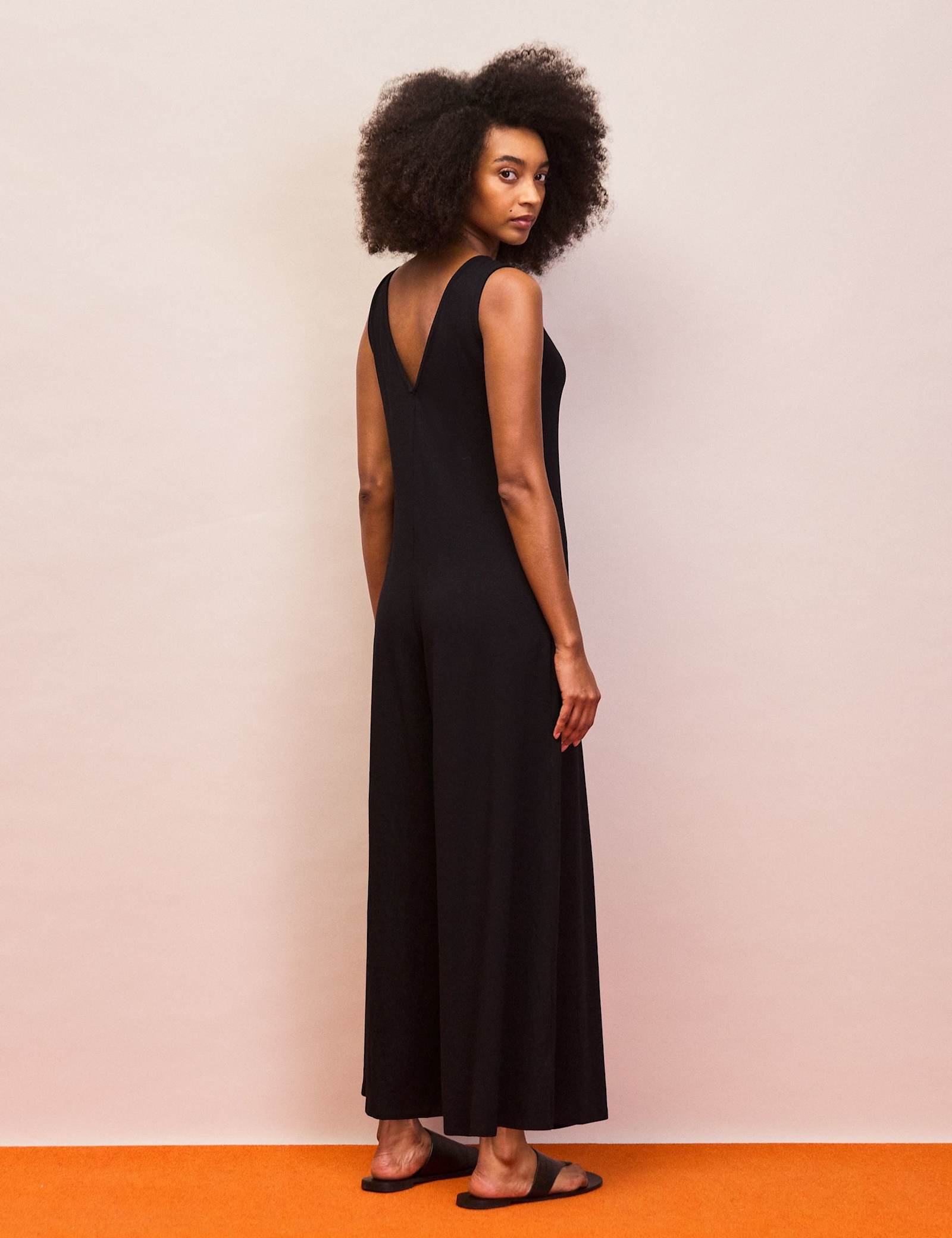 Jersey Sleeveless Jumpsuit - image 5