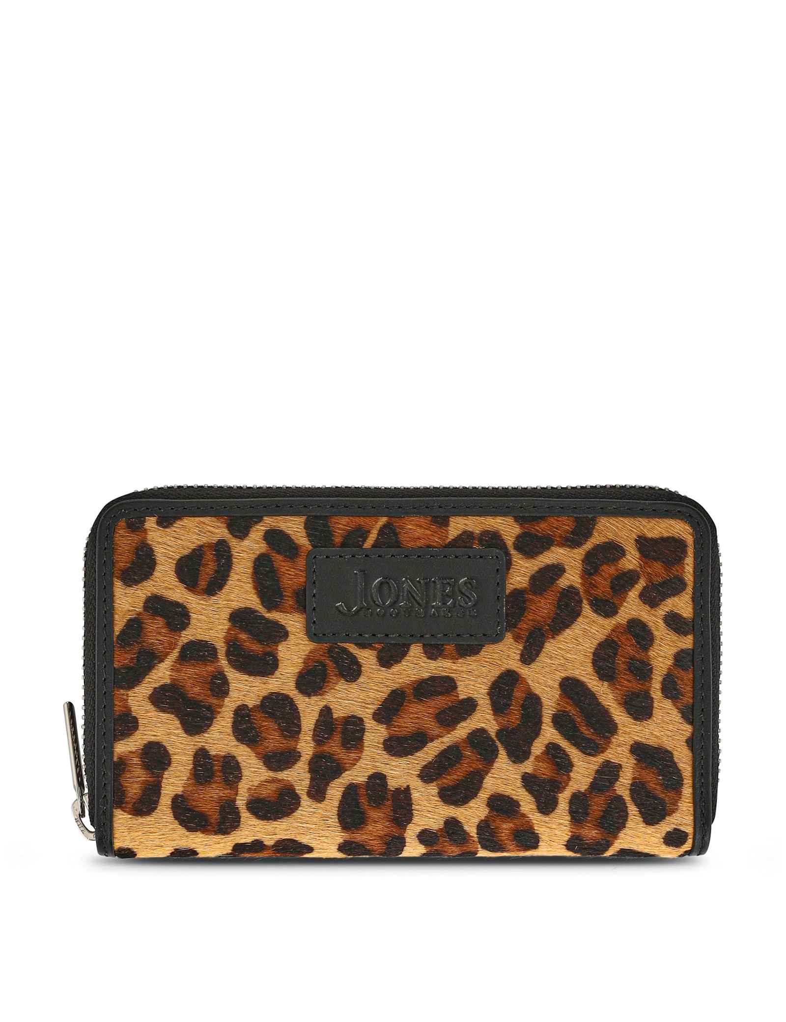 Leather Leopard Print Purse - image 1