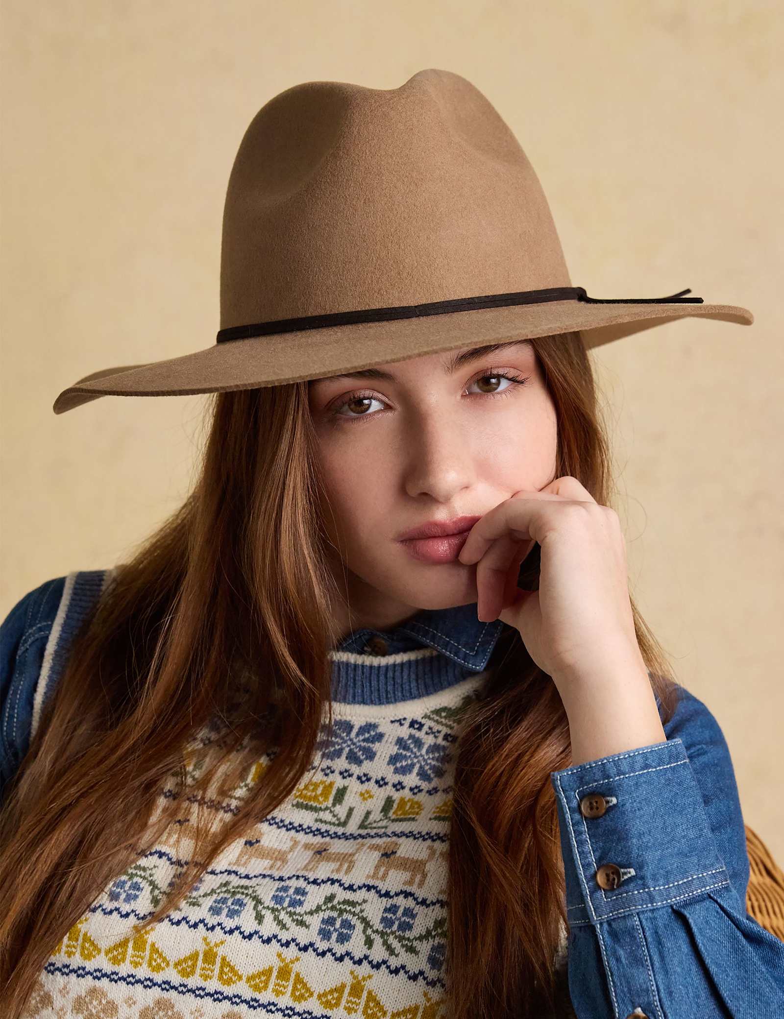 Pure Wool Fedora Hat - image 2