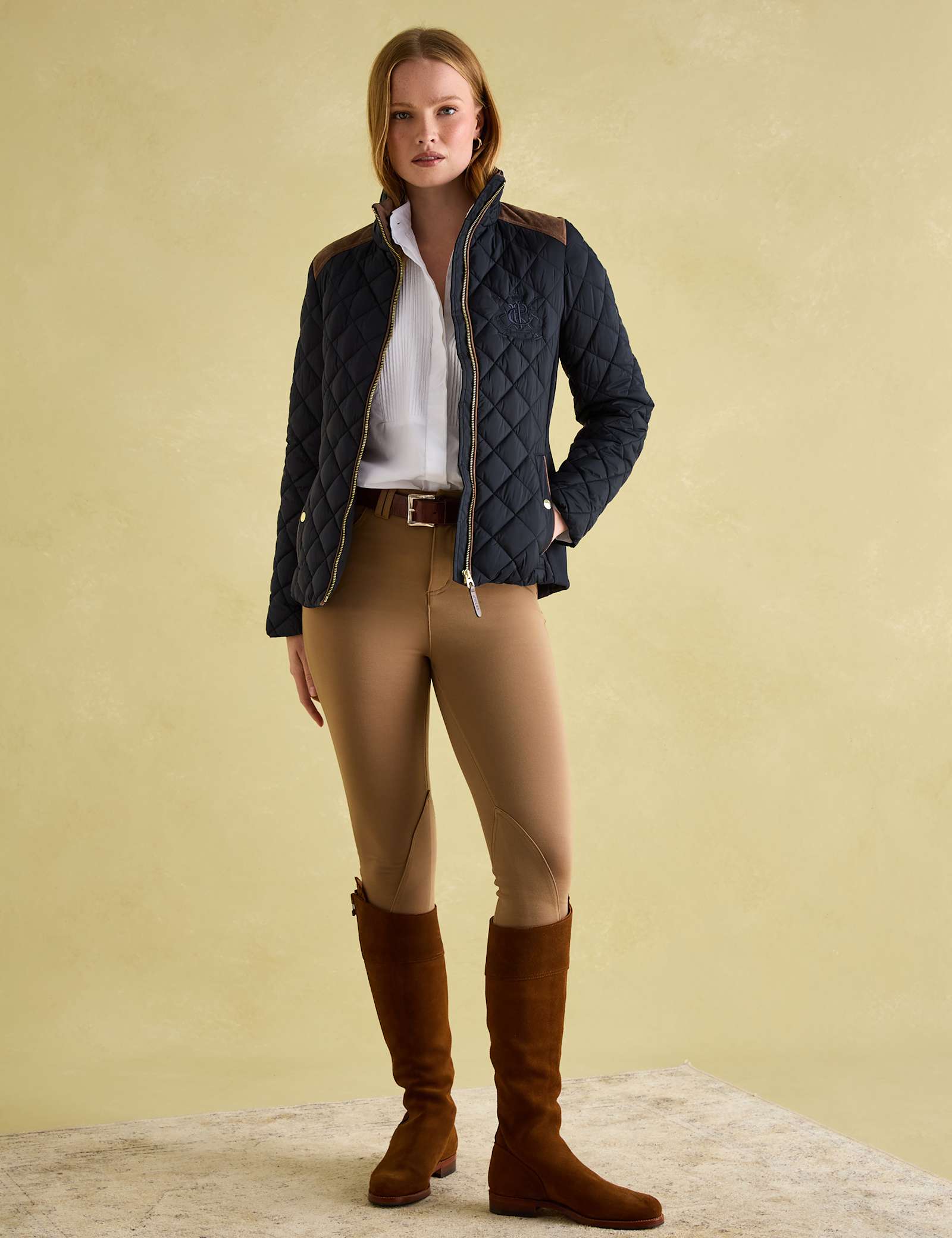 Quilted Funnel Neck Jacket - image 4