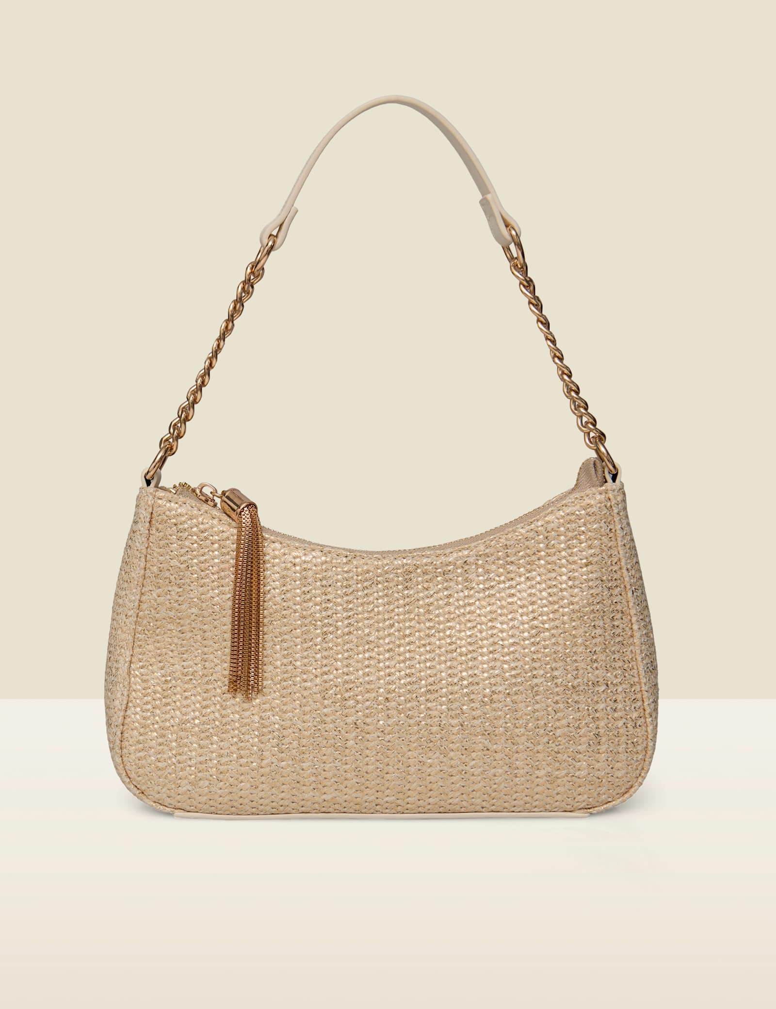 Raffia Shoulder Bag - image 1