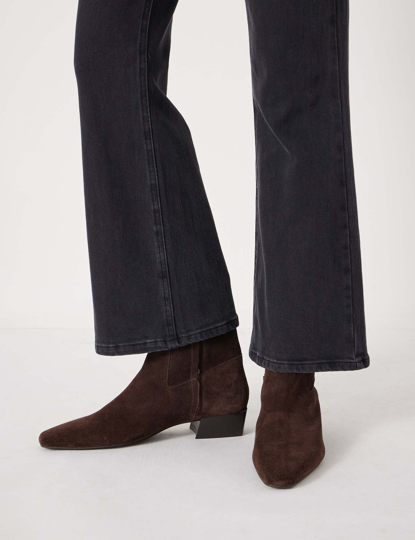 Mid Rise Bootcut Cropped Jeans - image 3