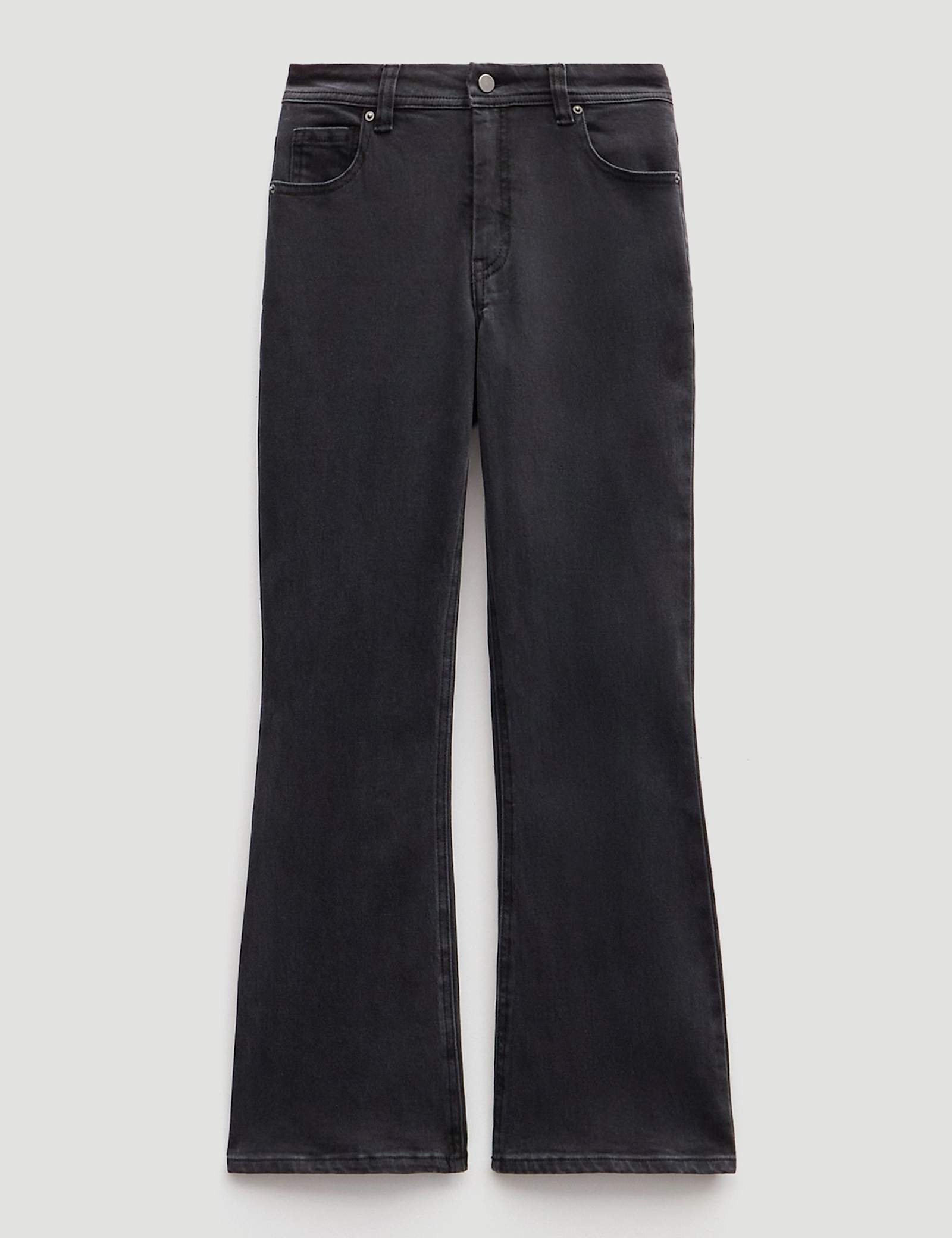 Mid Rise Bootcut Cropped Jeans - image 1