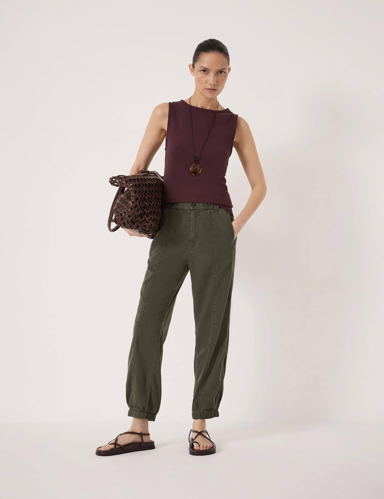 Lyocell Rich Cargo Joggers - image 2