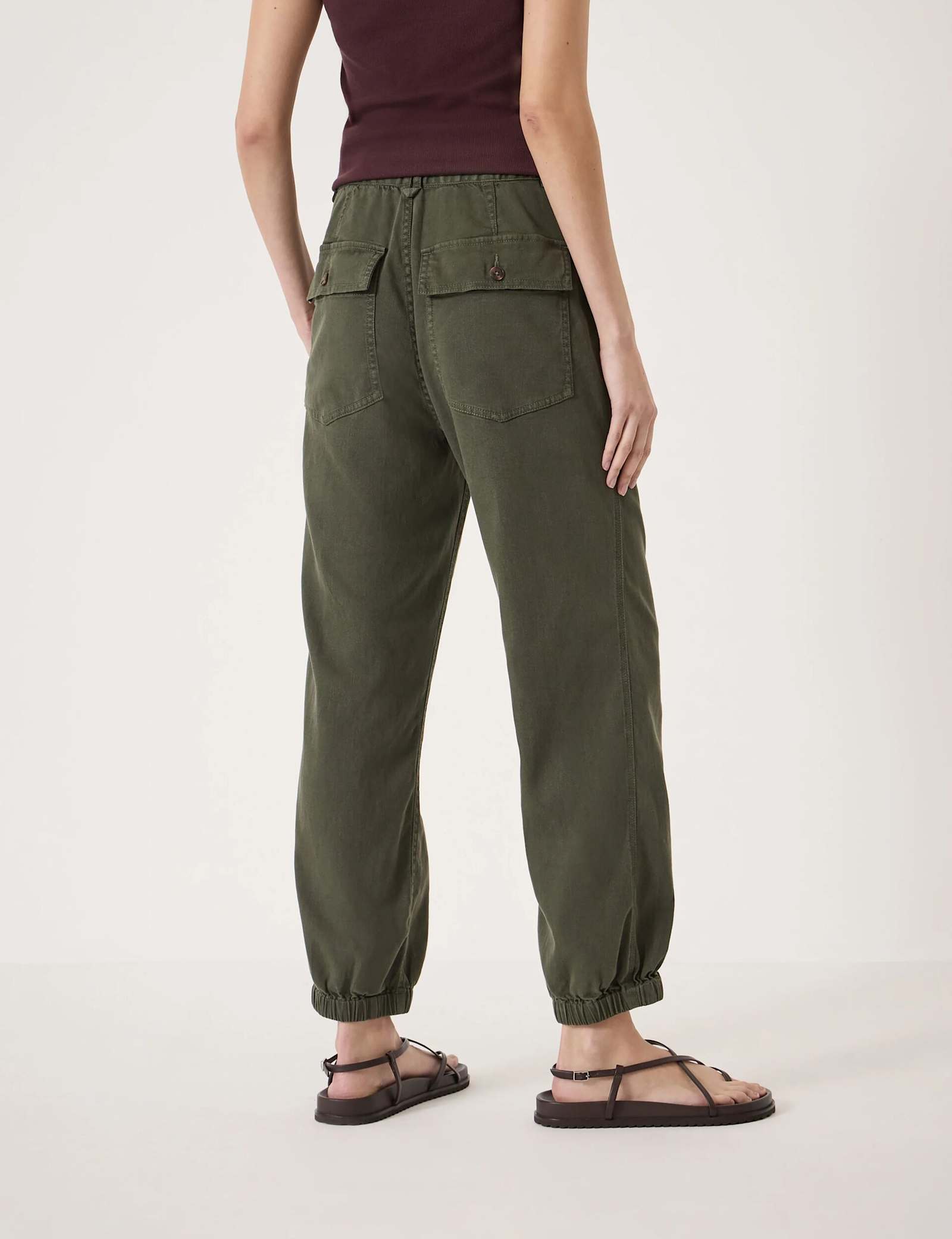 Lyocell Rich Cargo Joggers - image 5