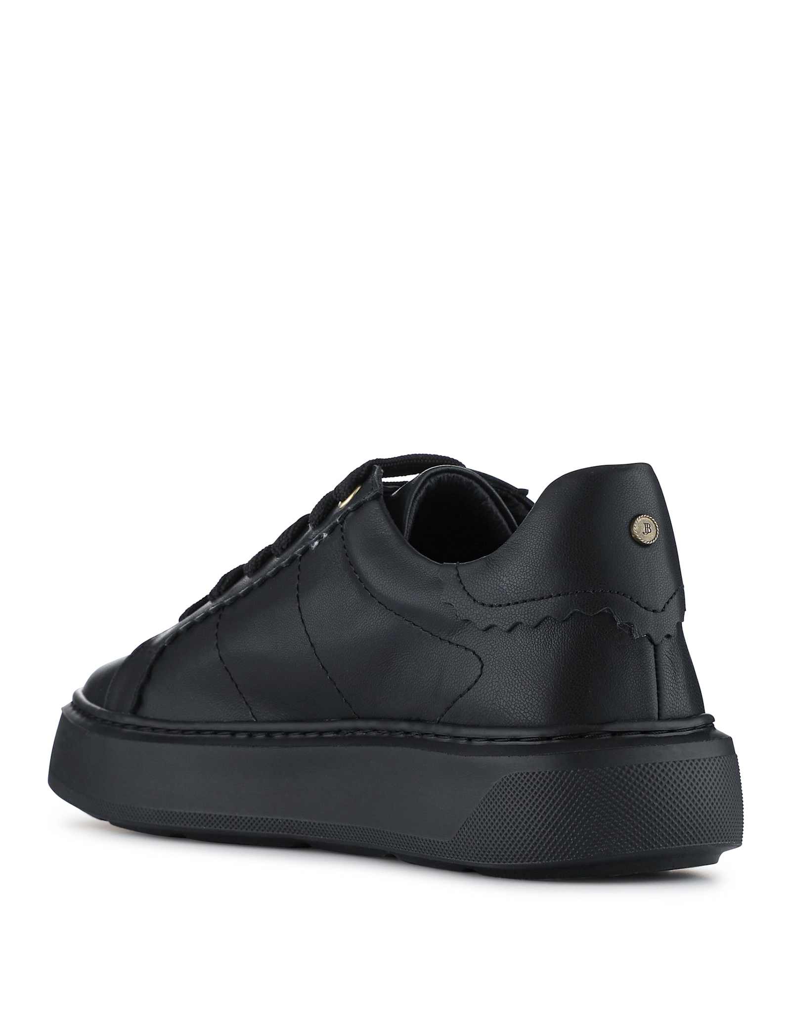 Leather Lace Up Platform Trainers - image 4