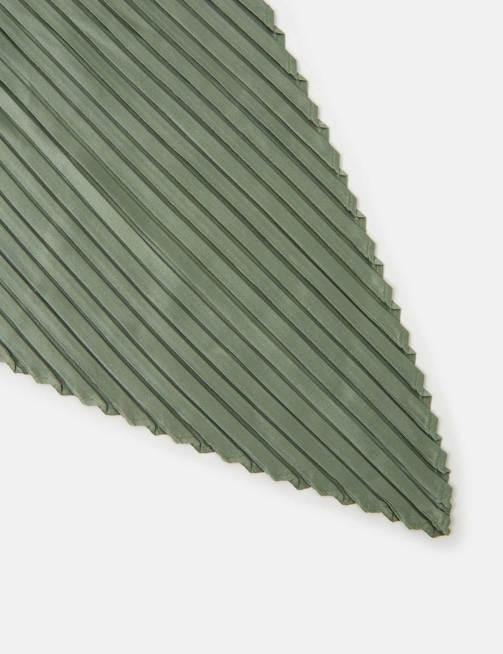 Satin Pleated Scarf - image 2