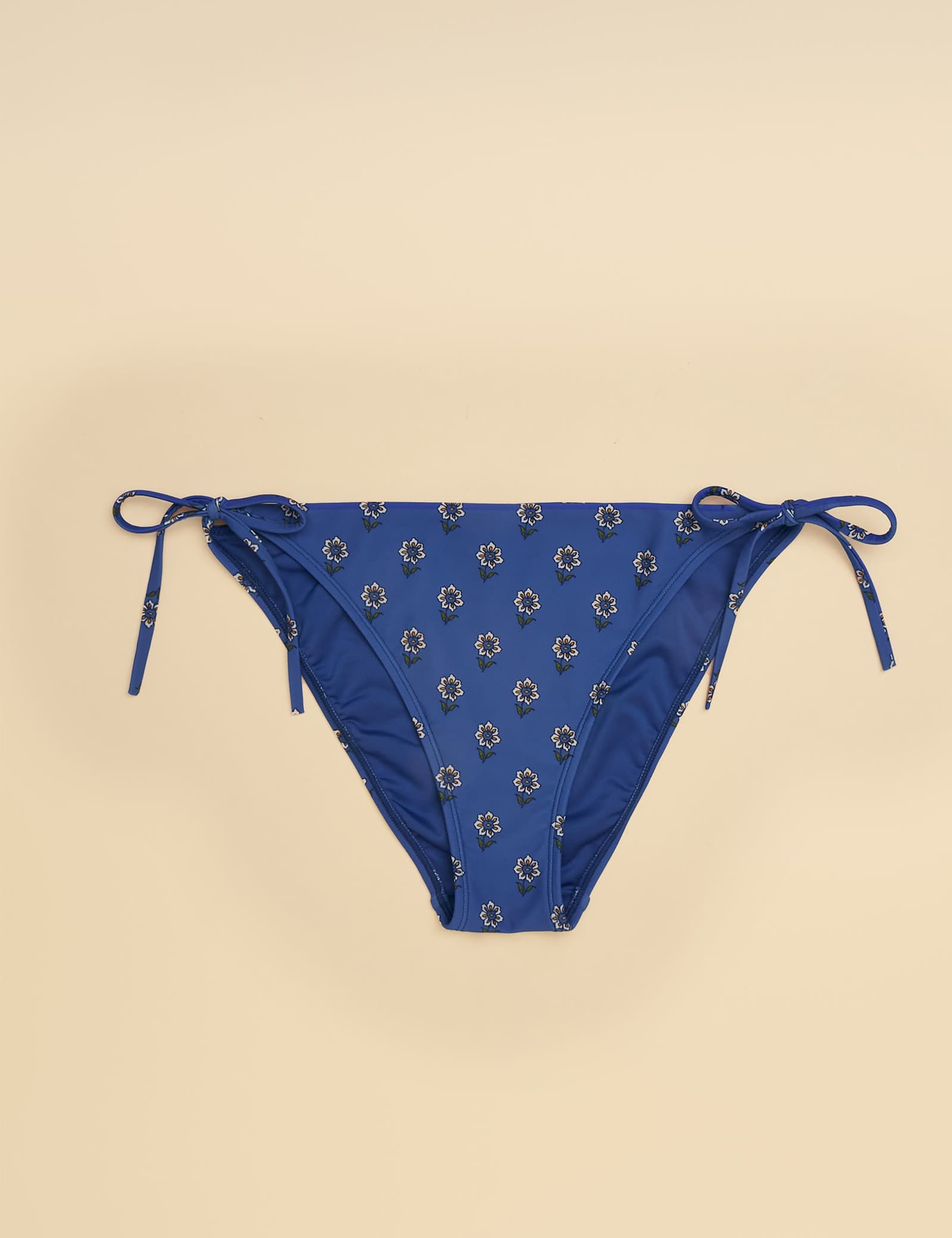 Floral Tie Side Bikini Bottoms - image 1