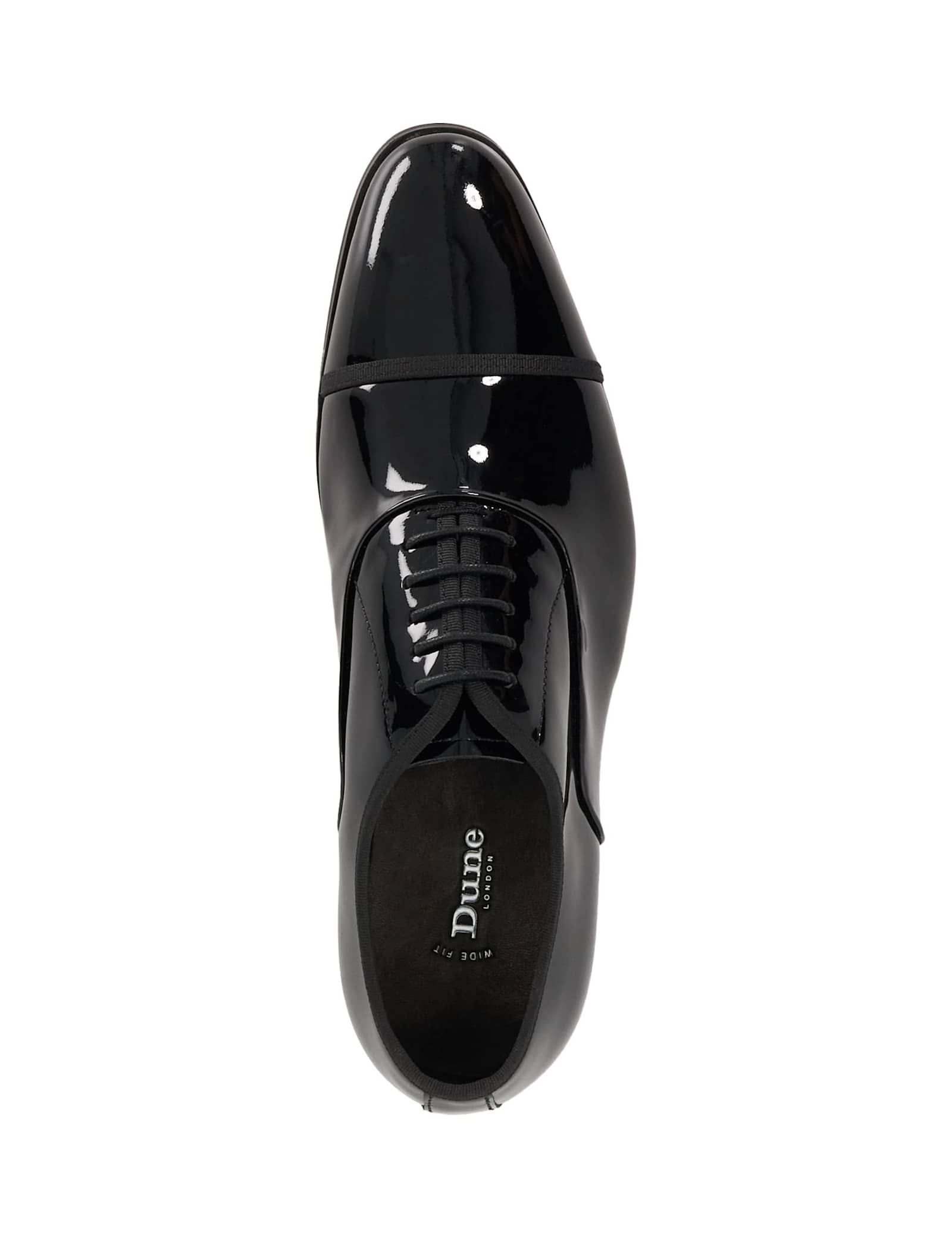 Wide Fit Patent Lace Up Oxford Shoes - image 5