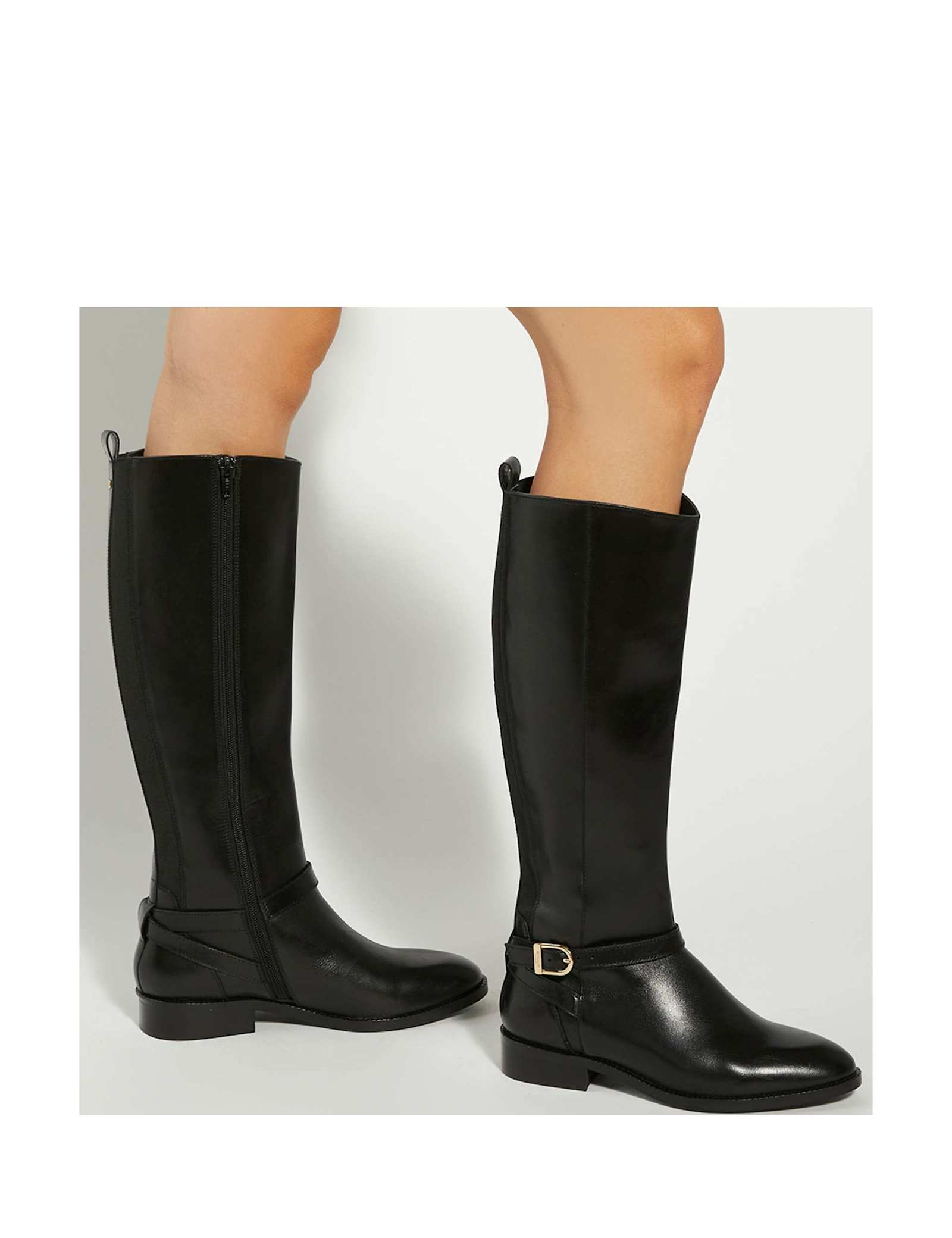 Wide Fit Leather Knee High Boots - image 3