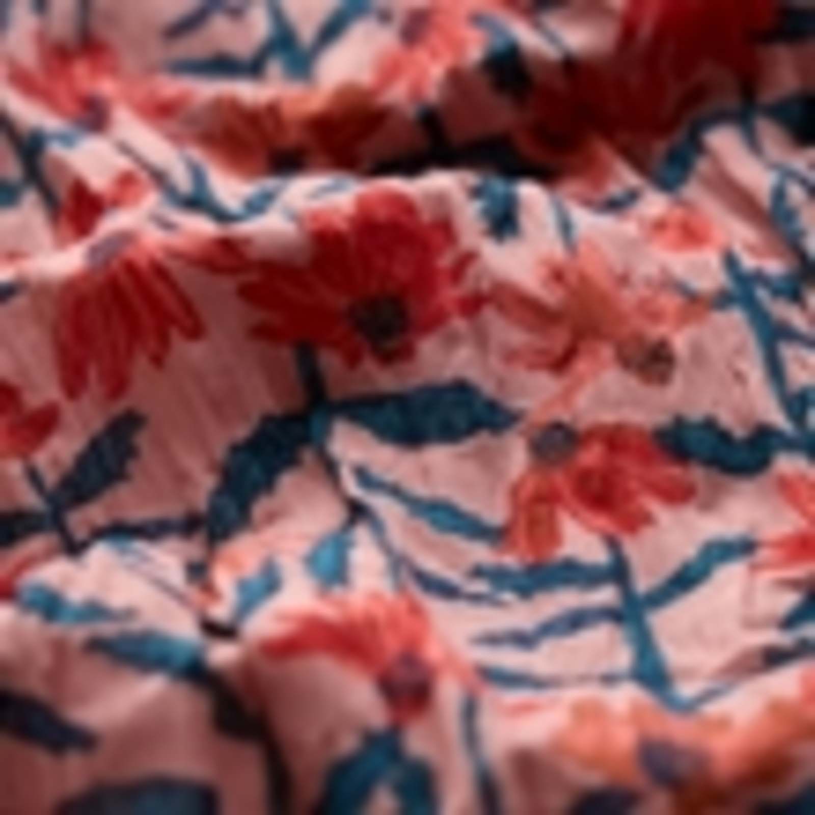 Pure Cotton Floral Scarf - image 3