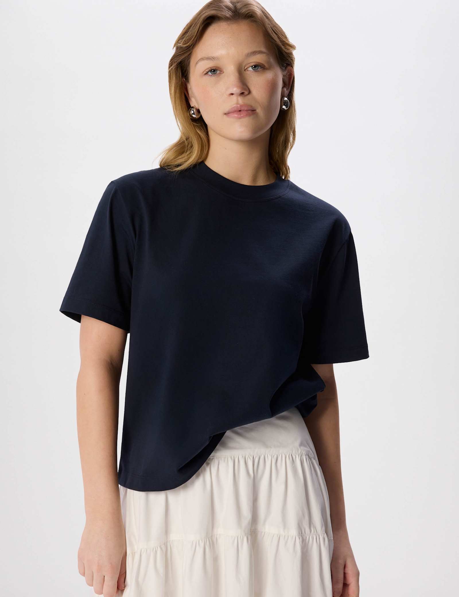 Pure Cotton Crew Neck T-Shirt - image 2