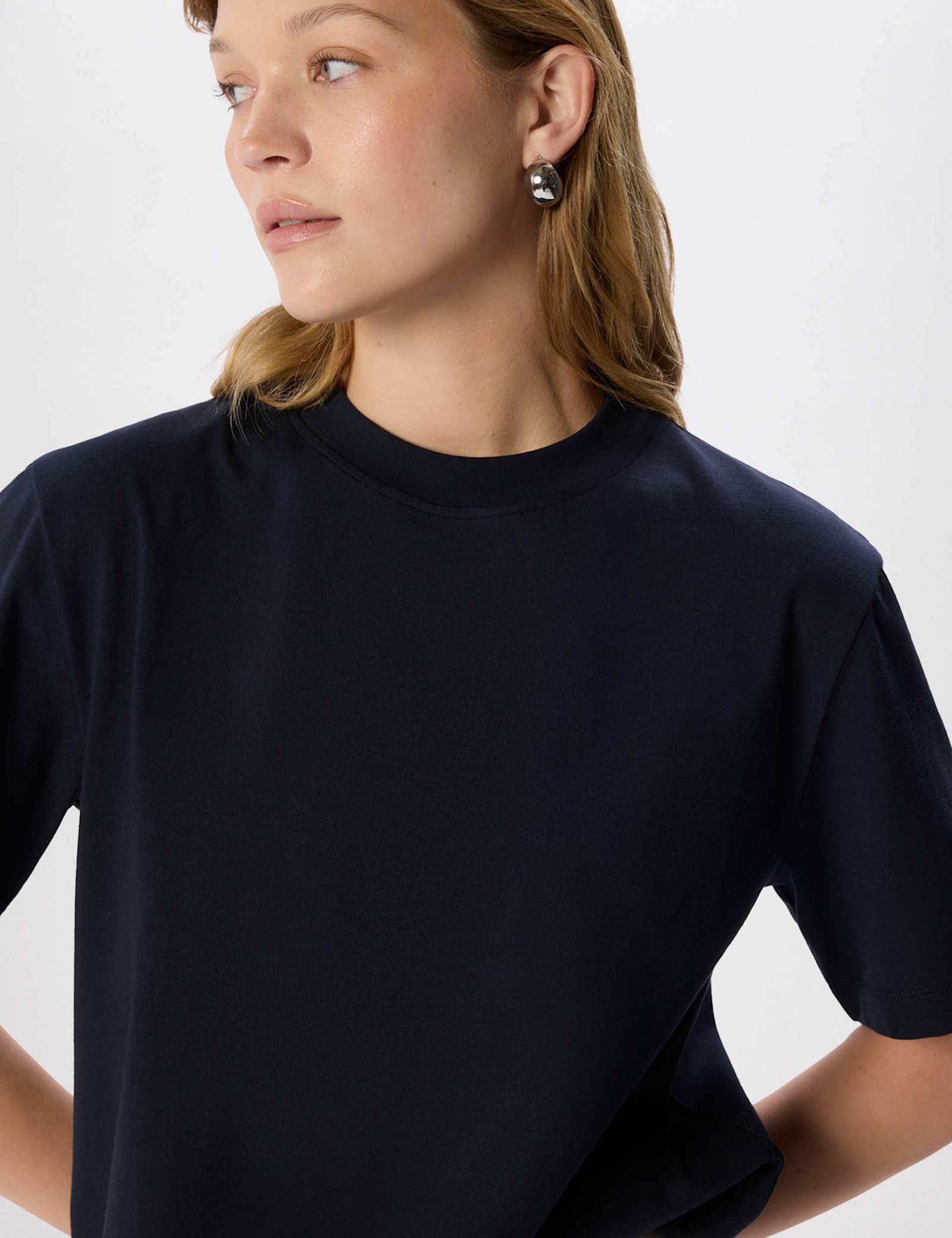 Pure Cotton Crew Neck T-Shirt - image 3