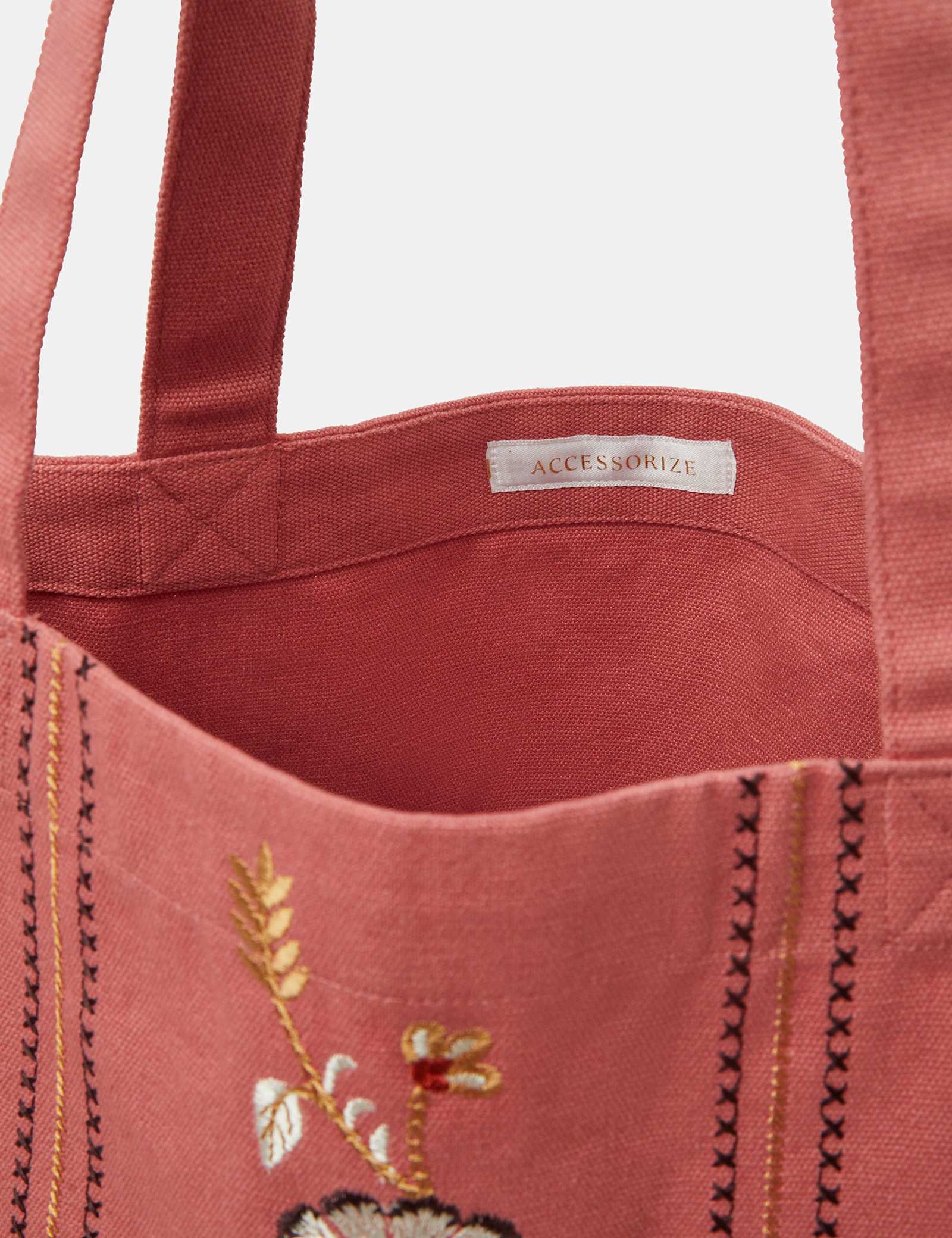 Cotton Rich Embroidered Shopper - image 3