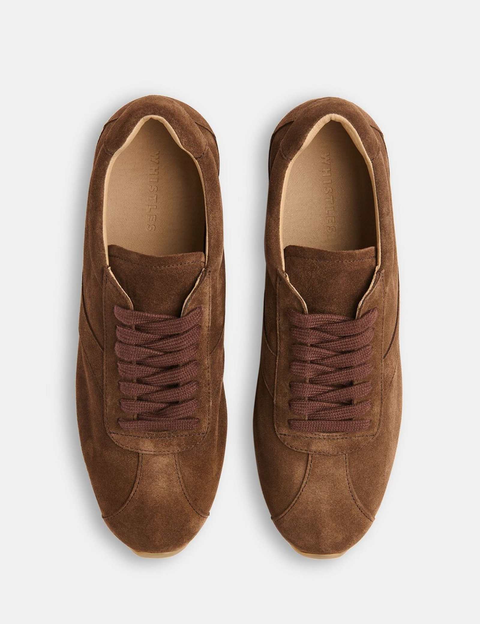Leather Lace Up Trainers - image 4