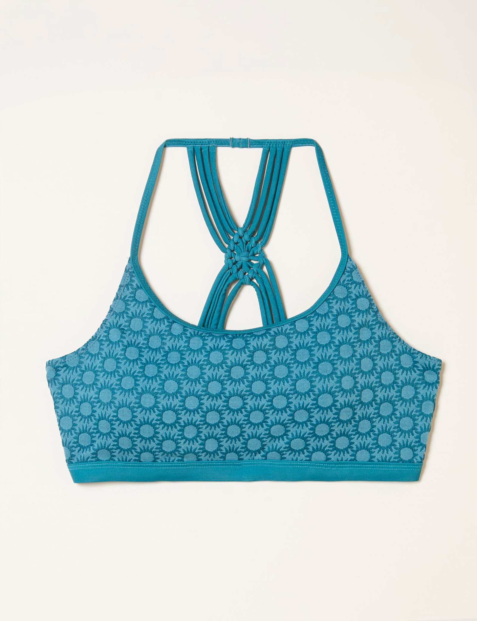 Sun Print Halterneck Bikini Top - image 1